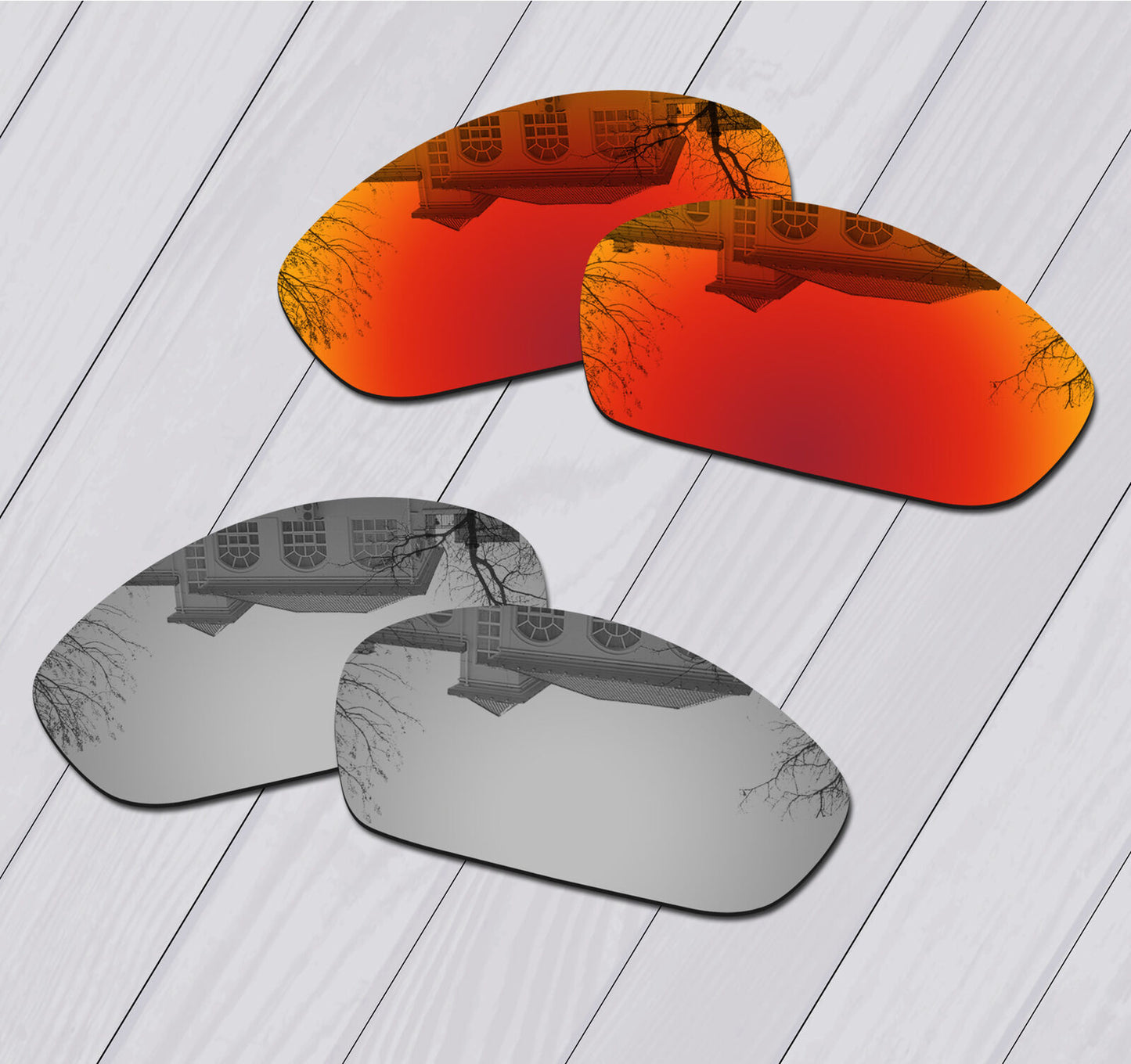 POLARIZED Replacement Lenses For-Oakley Straight Jacket 2007 Anti-Scratch Option