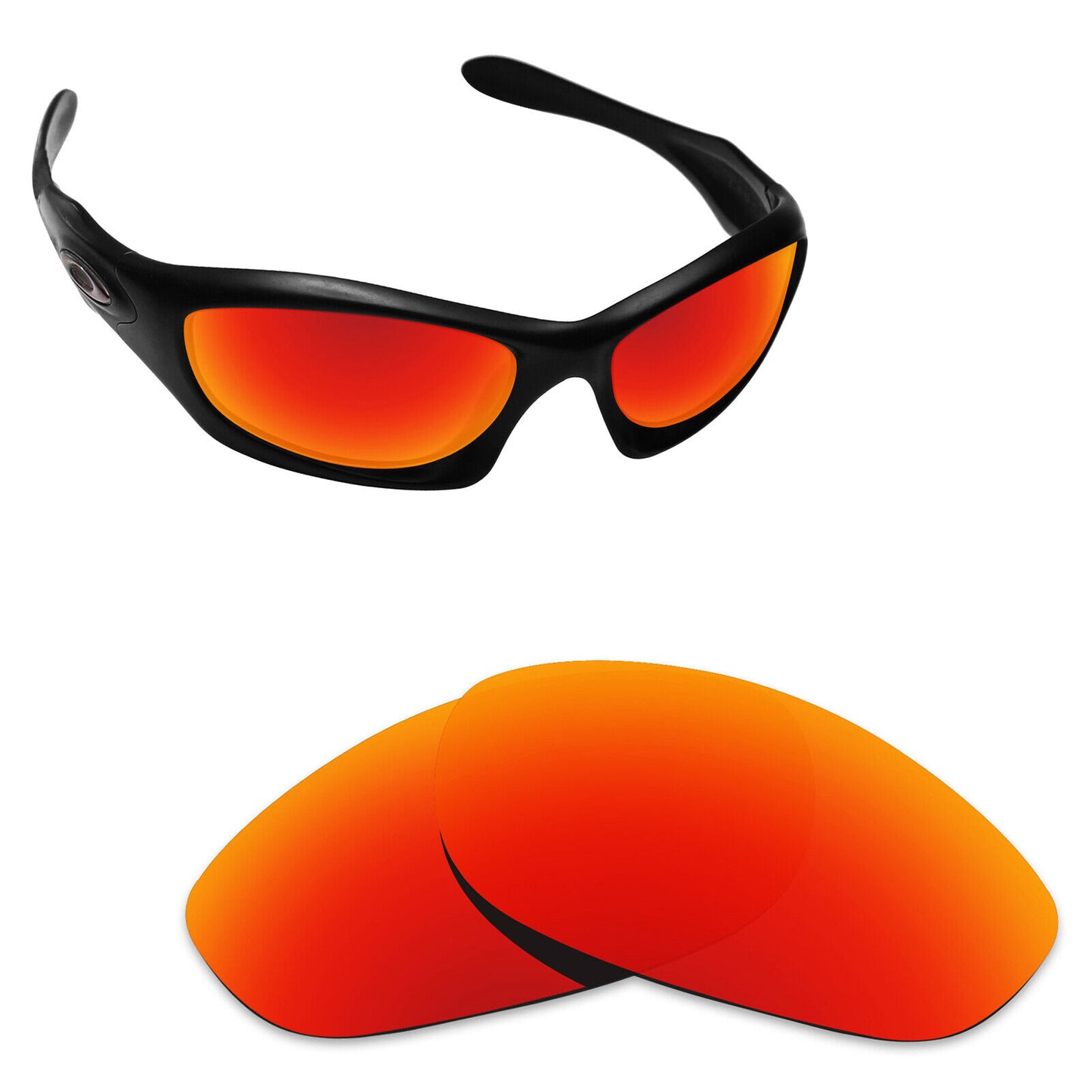 Hawkry Polarized Replacement Lenses for-Oakley Monster Dog Sunglass - Multiple