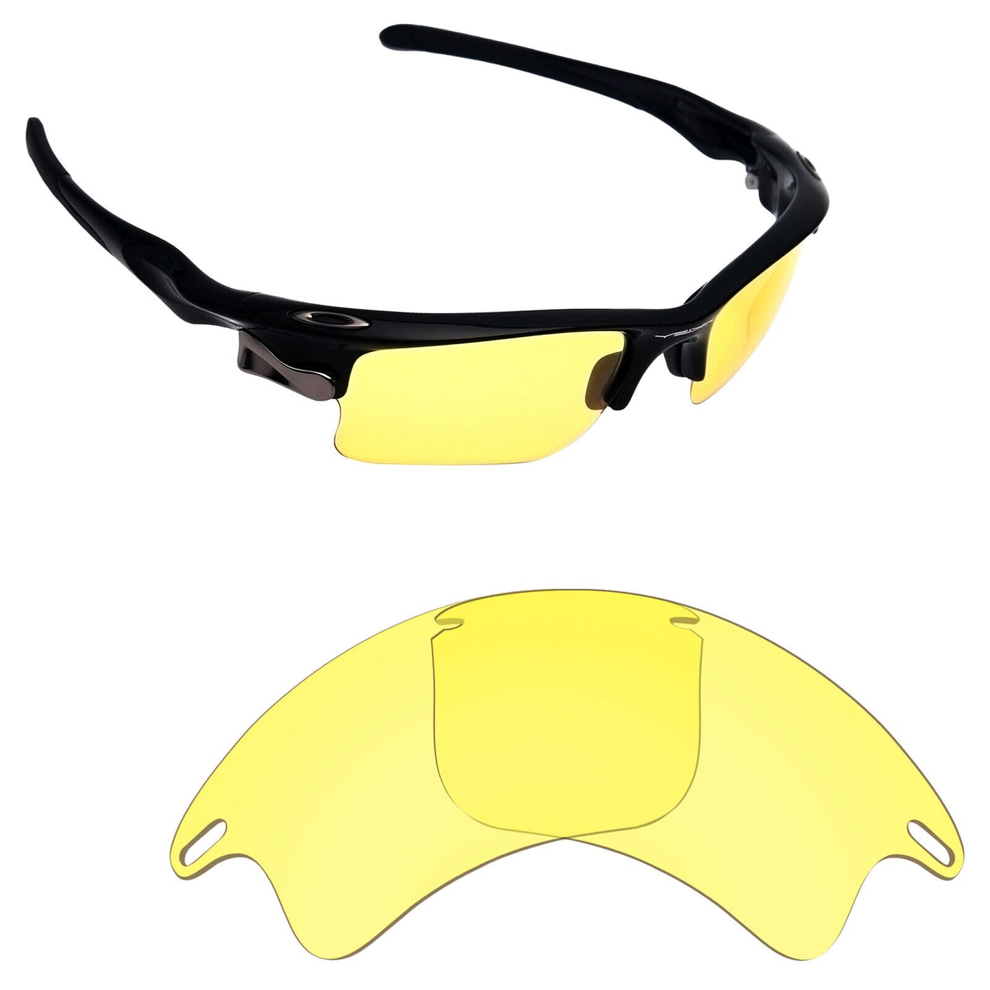 Hawkry Polarized Replacement Lens for-Oakley Fast Jacket XL OO9156 - Options