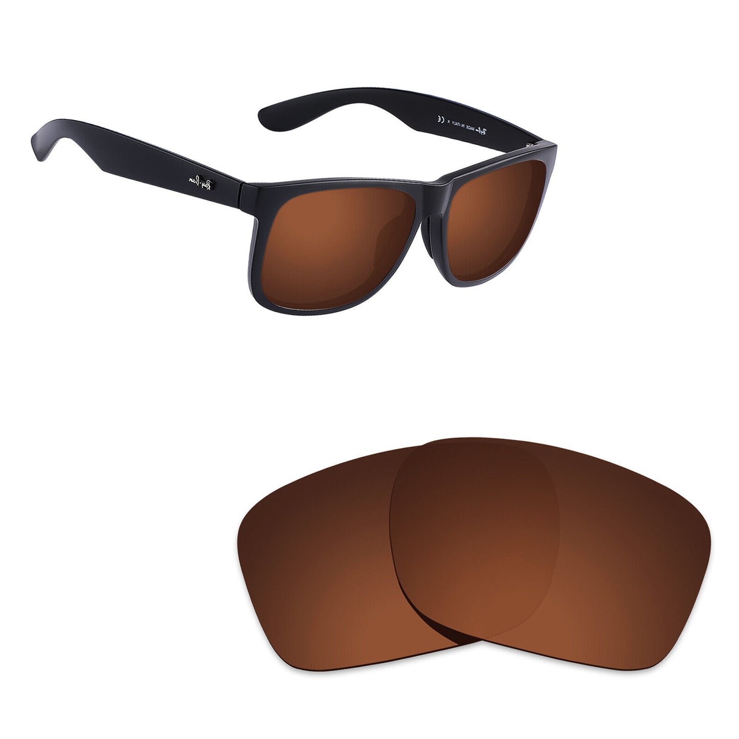 Hawkry Polarized Replacement Lenses for - RayBan-RB4165-54 Sunglass - Multiple