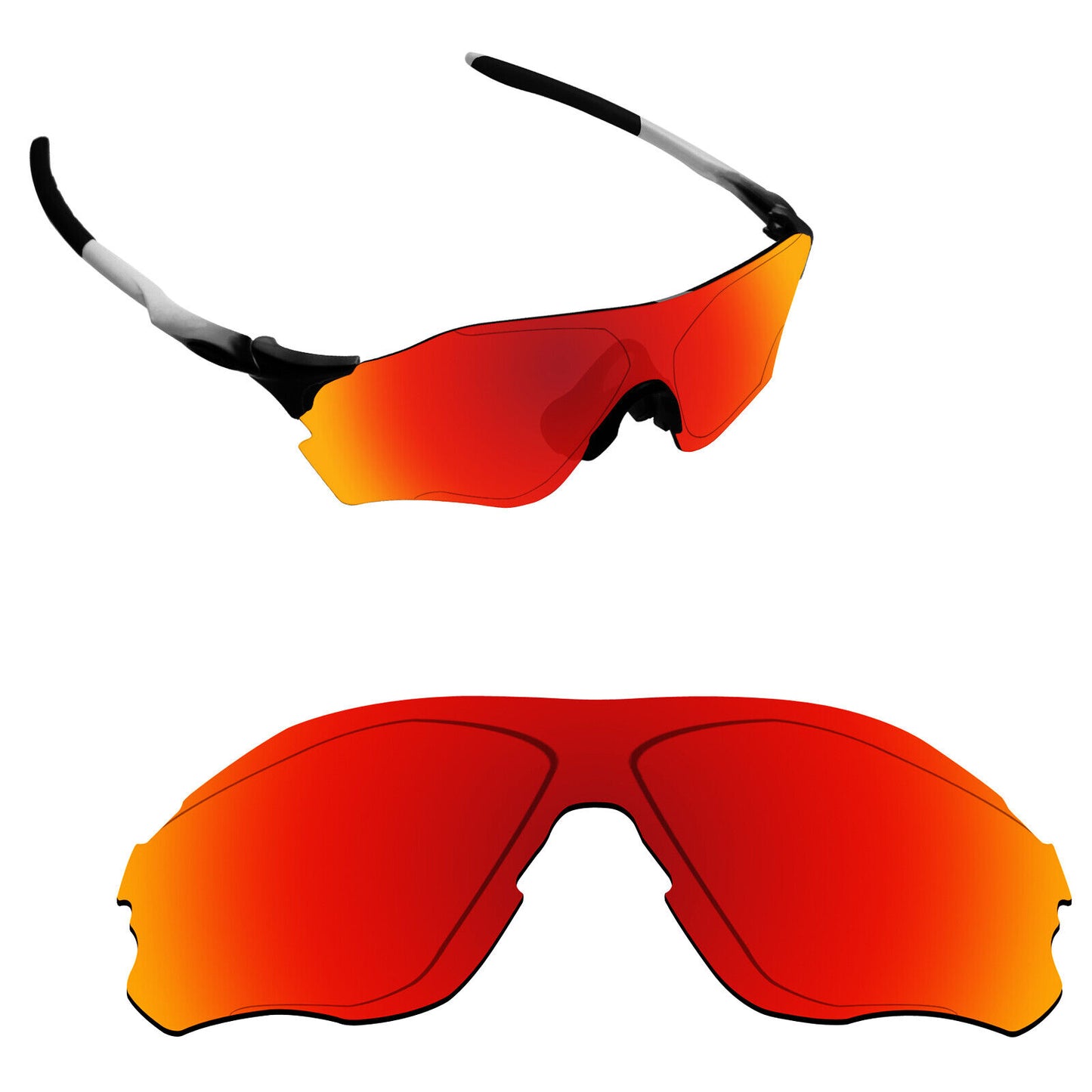 Hawkry Polarized Replacement Lenses for-Oakley EVZero Path OO9313- Options