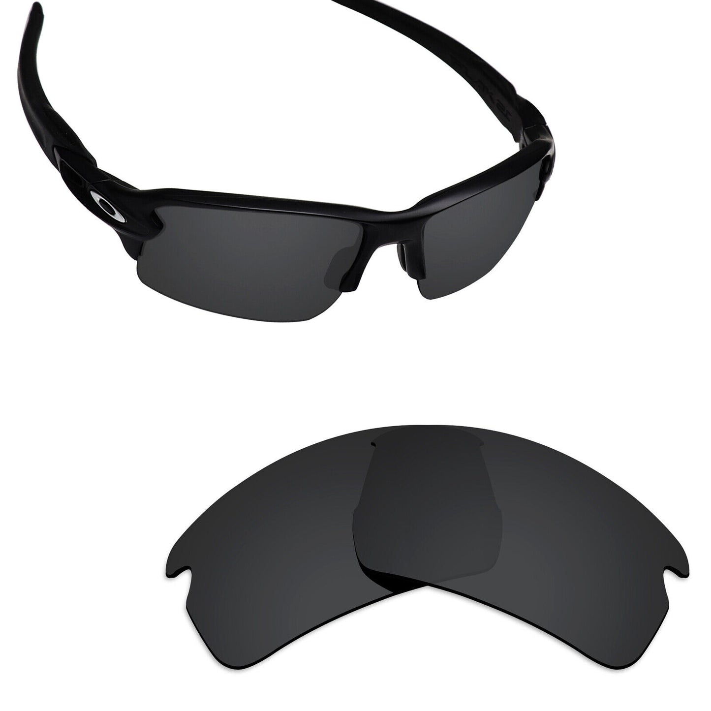 Hawkry Polarized Replacement Lens for-Oakley Flak 2.0 Asian Fit (AF)OO9271-opt