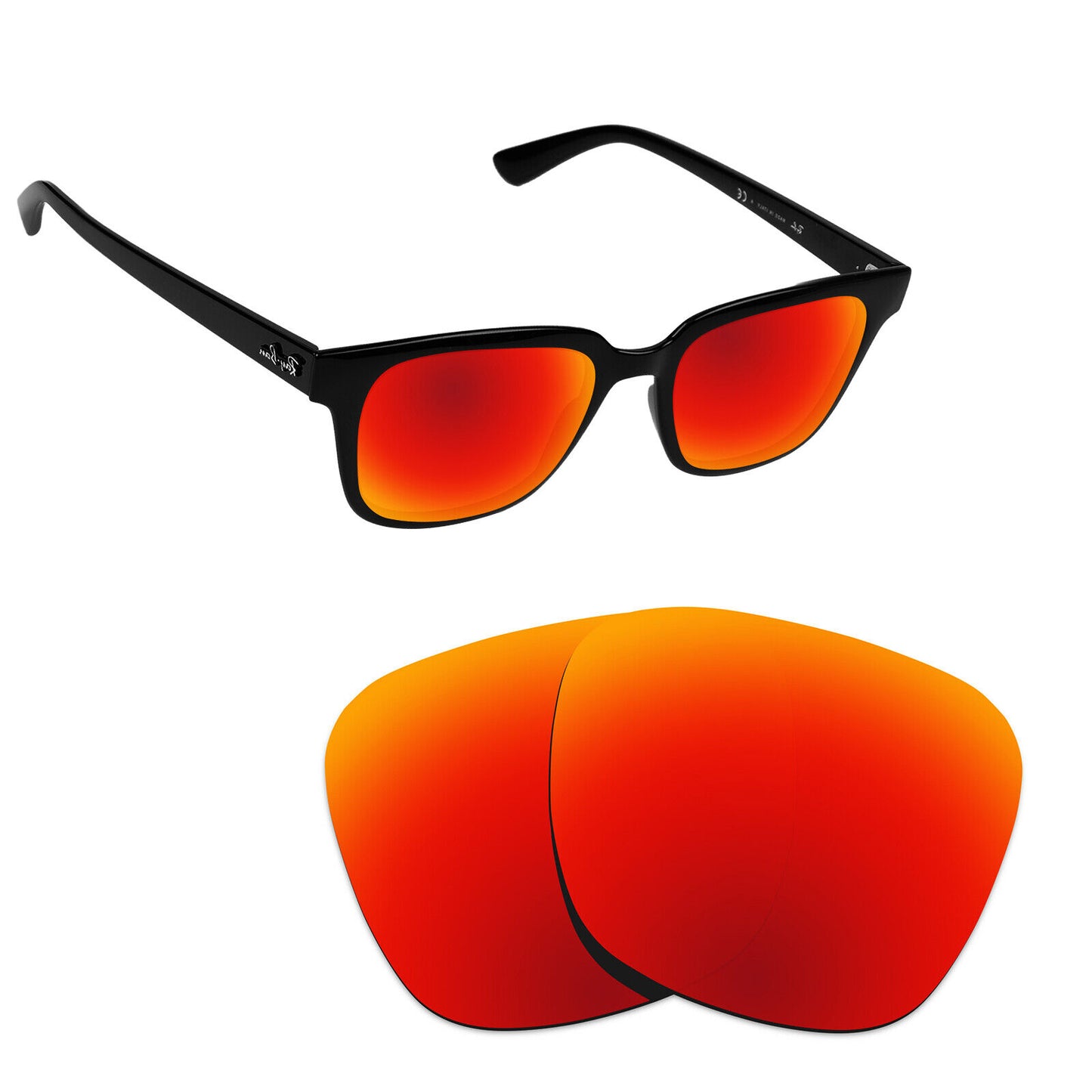 Hawkry Polarized Replacement Lenses for - RayBan-RB4323-51 Sunglass - Multiple