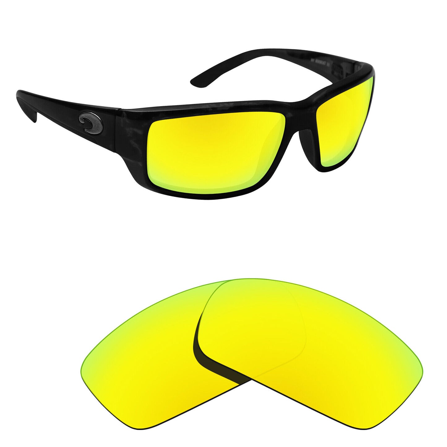 Hawkry Polarized Replacement Lenses for-Costa Fantail Sunglass - Multiple