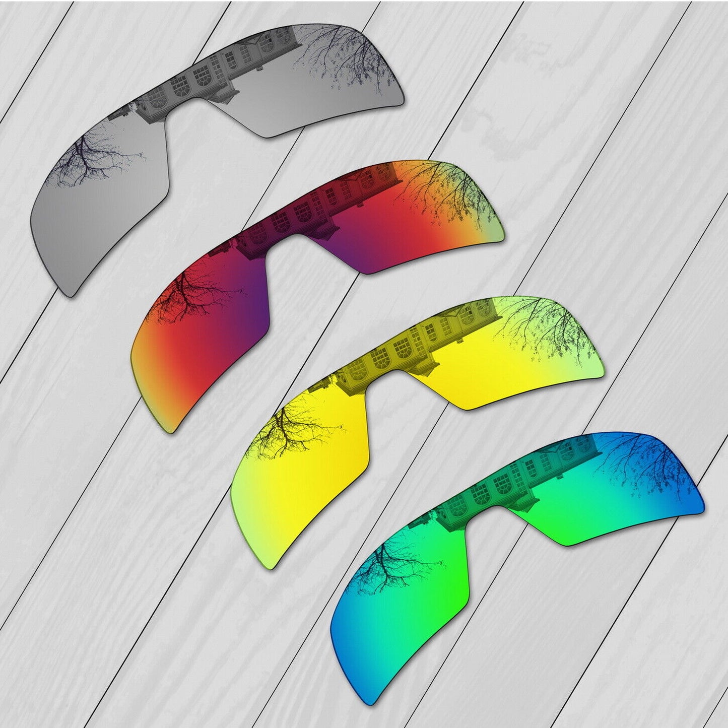 POLARIZED Replacement Lenses For-Oakley Oil Rig Sunglasses Anti-Scratch