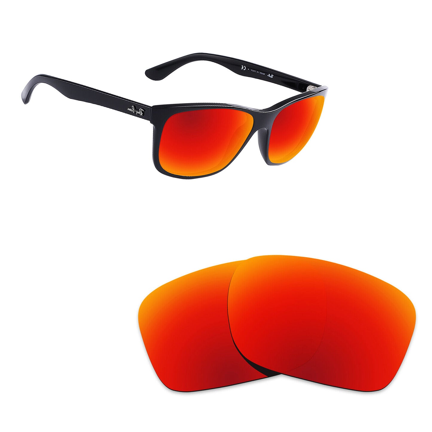 Hawkry Polarized Replacement Lenses for - RayBan-RB4181-57 Sunglass - Multiple