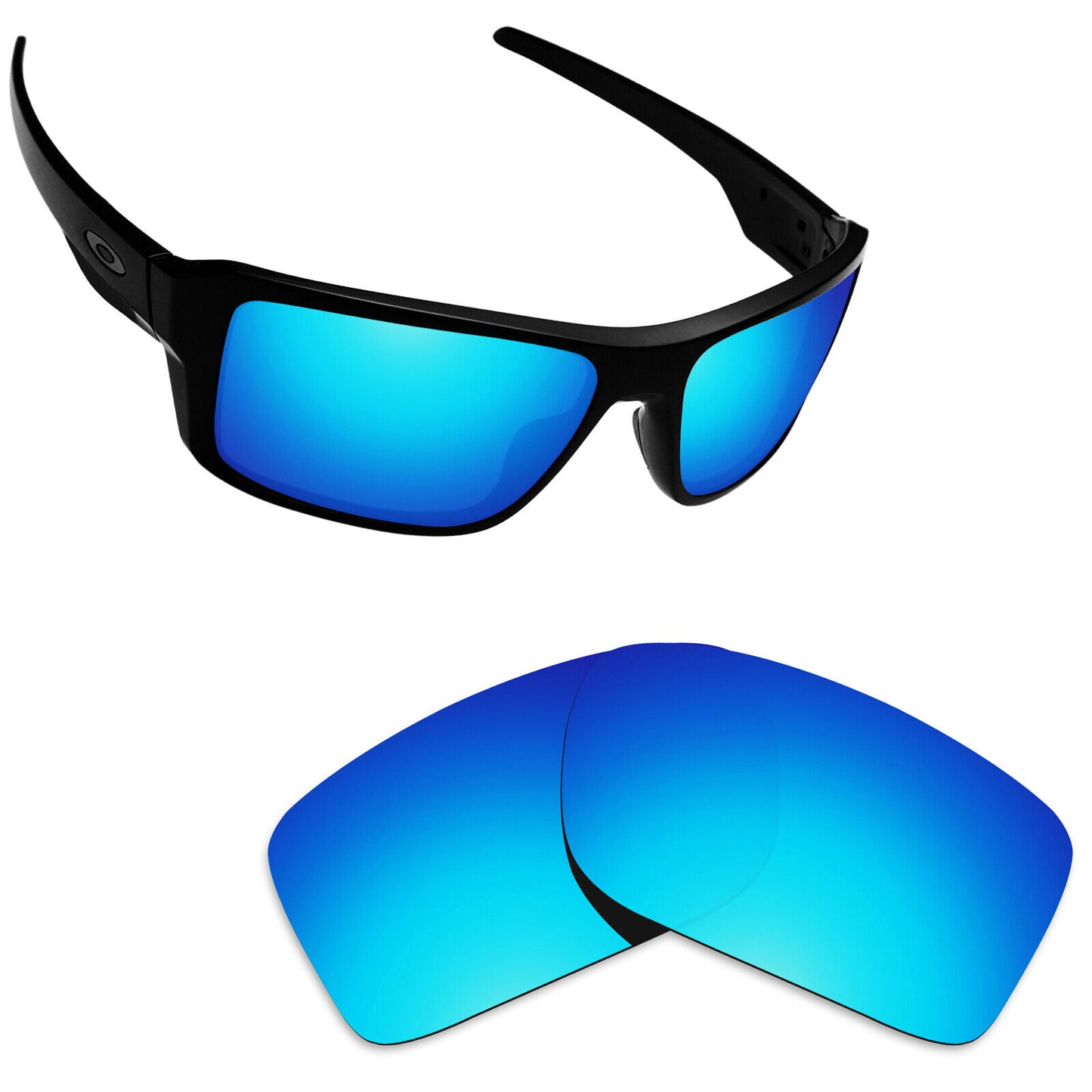Hawkry Polarized Replacement Lenses for-Oakley Double Edge OO9380 - Multiple