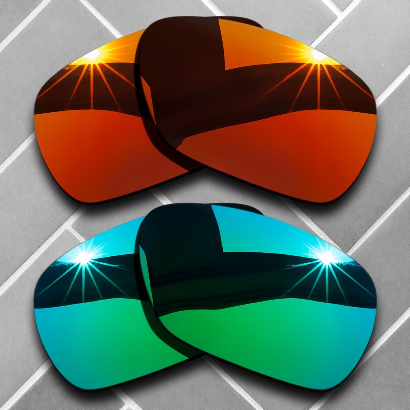 Polarized Anti-Scratch Replacement Lenses for-Costa Del Mar Tuna Alley Choices