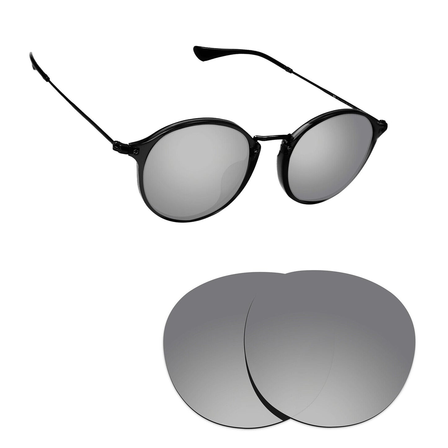 Hawkry Polarized Replacement Lenses for - RayBan-RB2447-52 Sunglass - Multiple