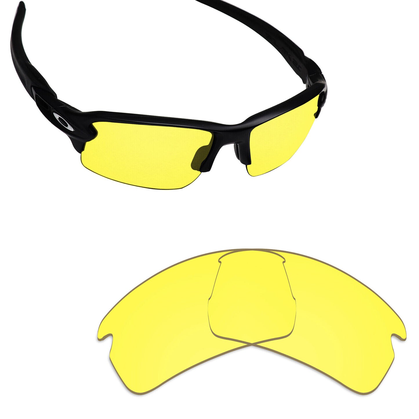 Hawkry Polarized Replacement Lens for-Oakley Flak 2.0 Asian Fit (AF)OO9271-opt