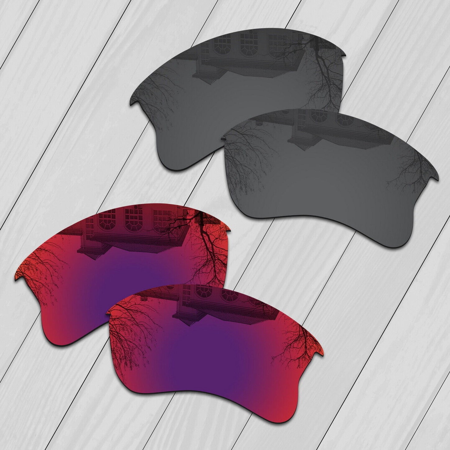 POLARIZED Replacement Lenses For-Oakley Flak Jacket XLJ & Kits Anti-Scratch Opt