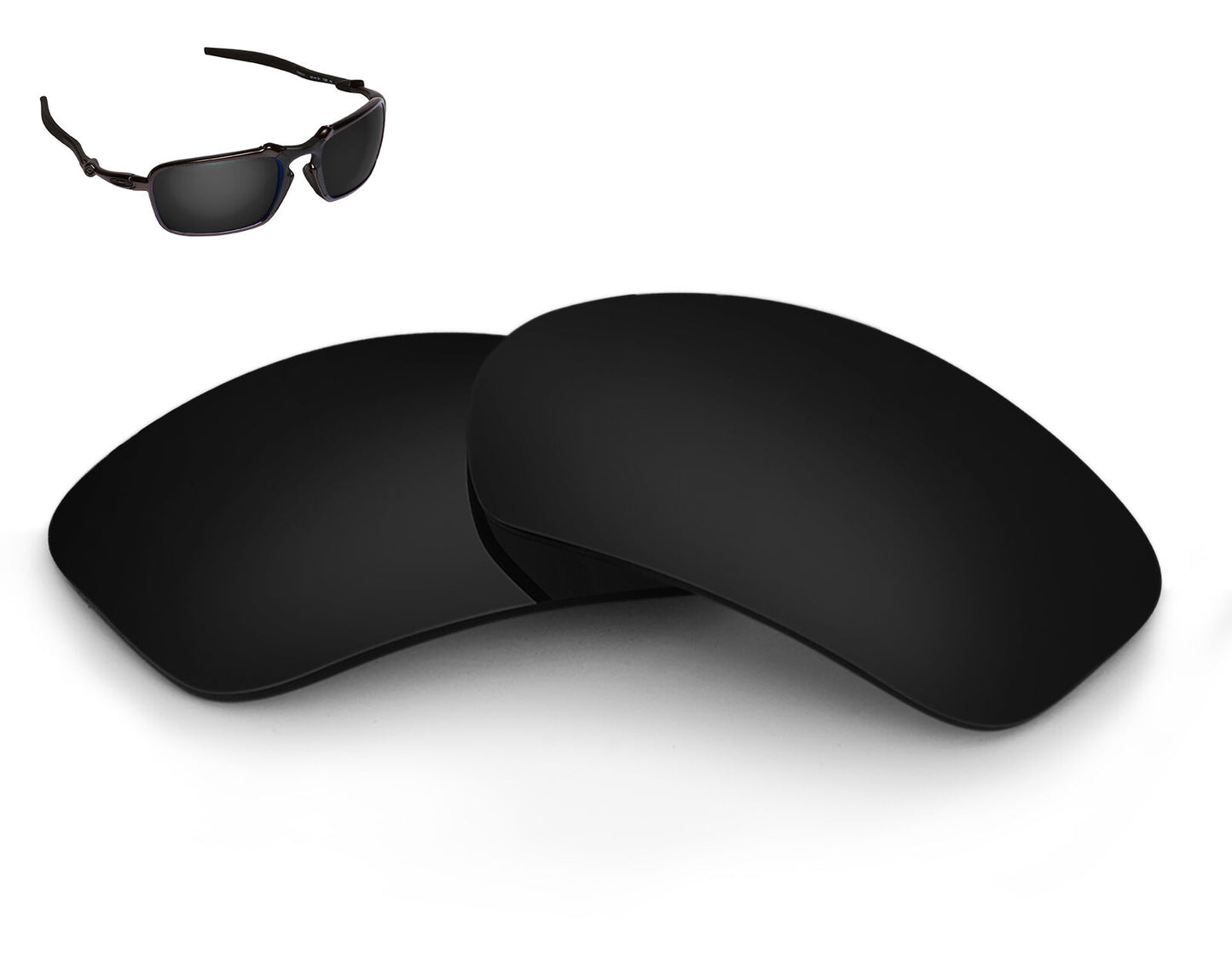 LenSwitch Polarized Replacement Lenses for Oakley Badman Sunglasses Multi-Color