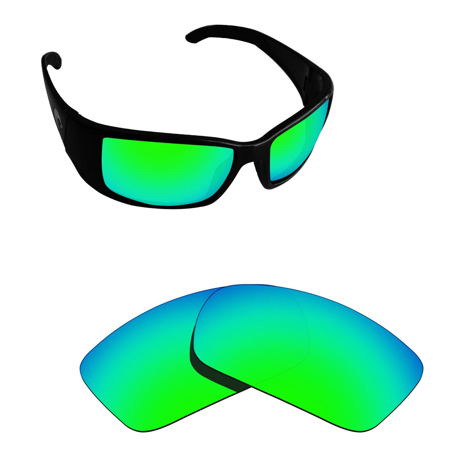 Hawkry Polarized Replacement Lenses for-Costa Blackfin Sunglass - Options