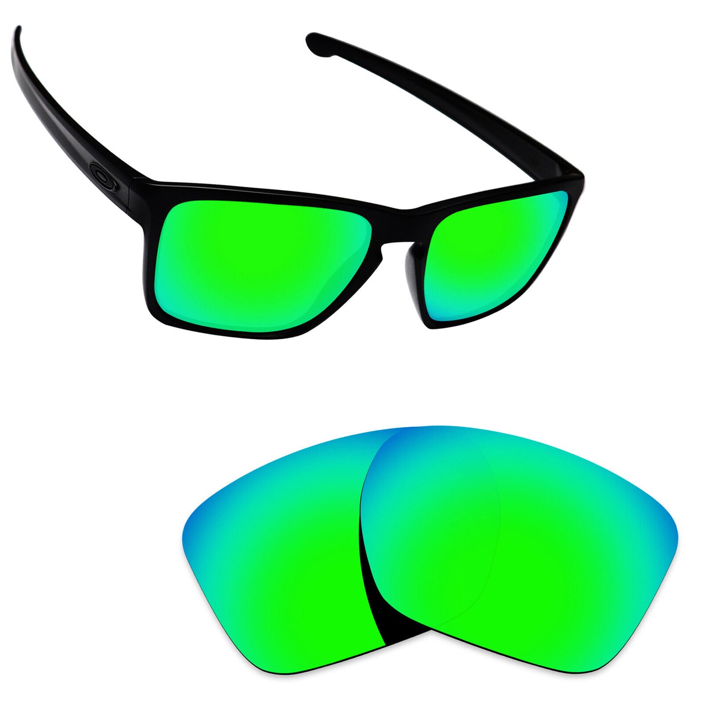 Hawkry Polarized Replacement Lens for-Oakley Sliver XL OO9341 Sunglass - Options
