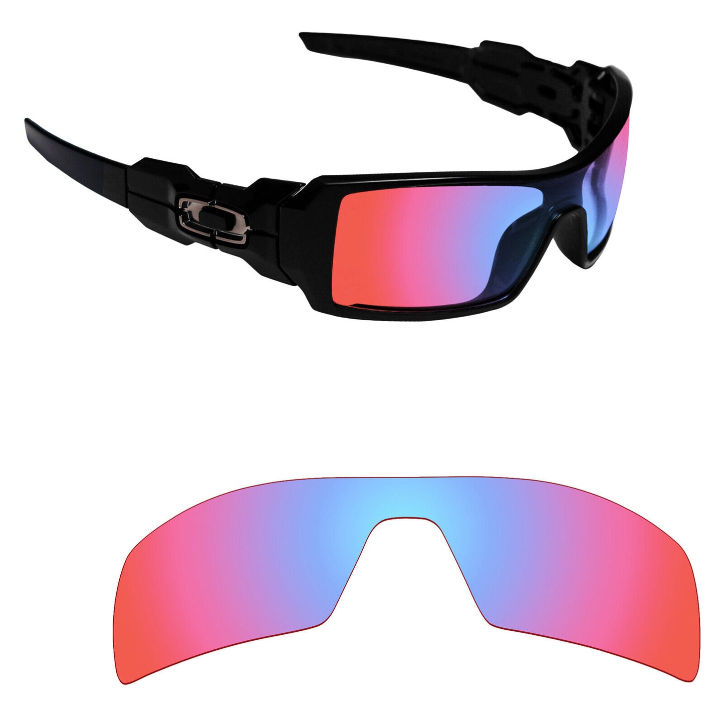 Hawkry Polarized Replacement Lenses for-Oakley Oil Rig Sunglass - Options