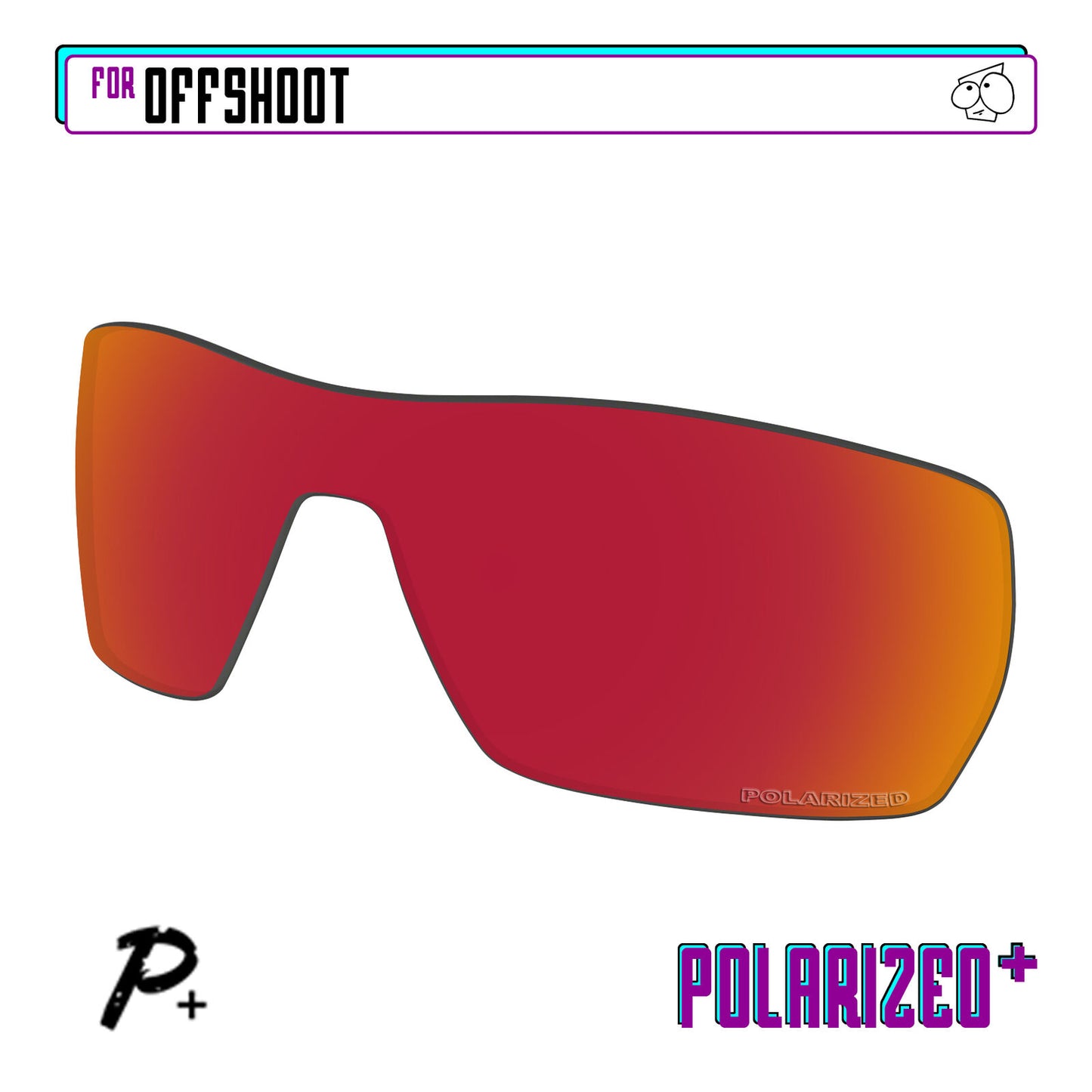 POLARIZED+ Replacement Lens For-Oakley Offshoot Sunglass Anti-Scratch
