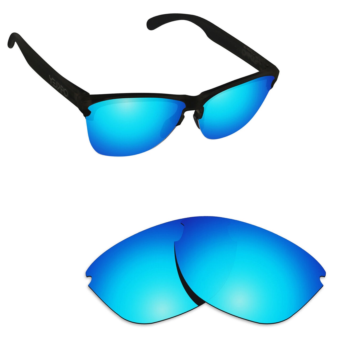 Hawkry Polarized Replacement Lens for-Oakley Frogskins Lite OO9374 - Multiple