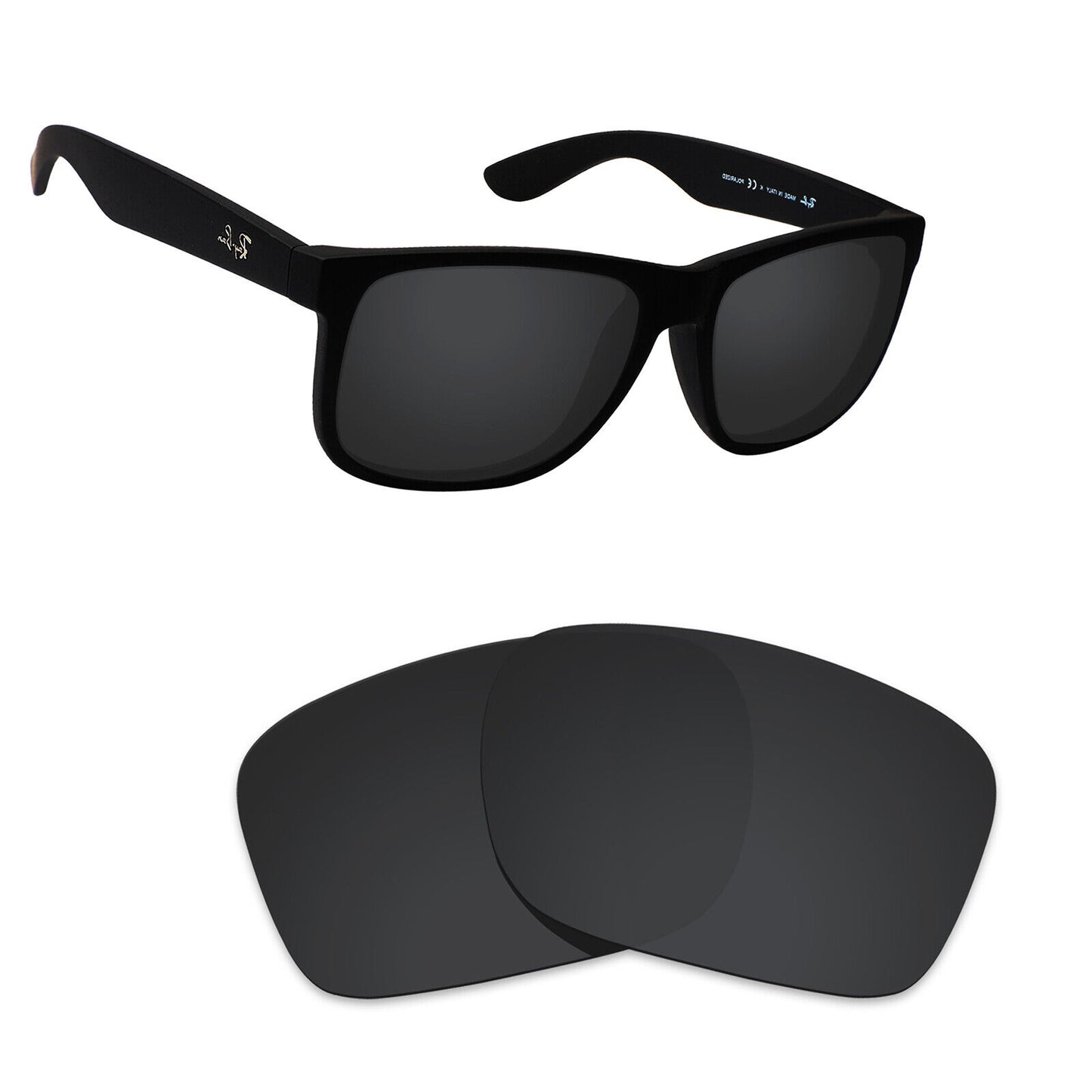 Hawkry Polarized Replacement Lenses for - RayBan-RB4165-55 Sunglass - Multiple