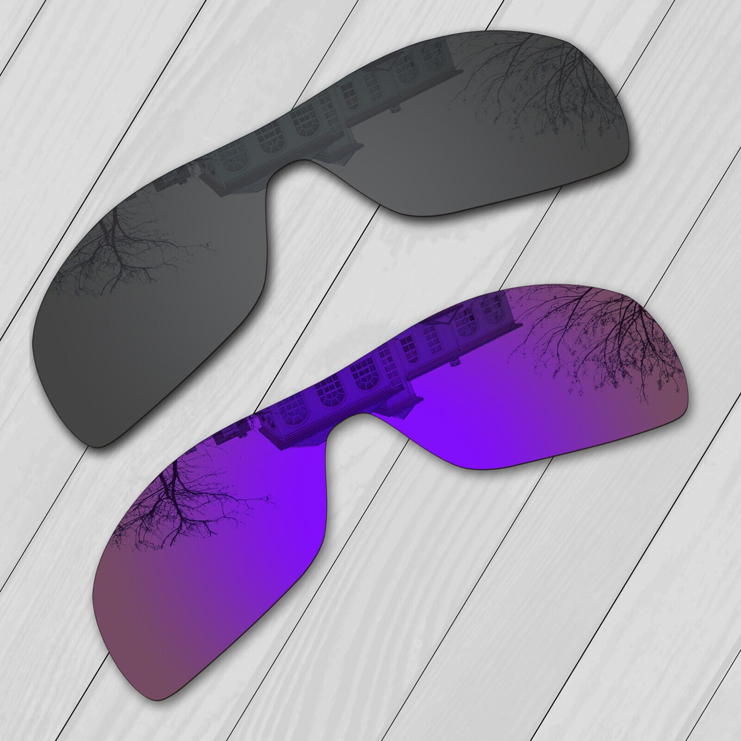 POLARIZED Replacement Lenses For-Oakley Oil Rig Sunglasses Anti-Scratch