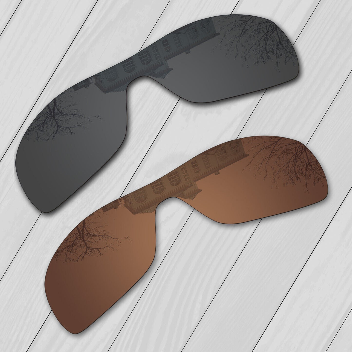 POLARIZED Replacement Lenses For-Oakley Oil Rig Sunglasses Anti-Scratch