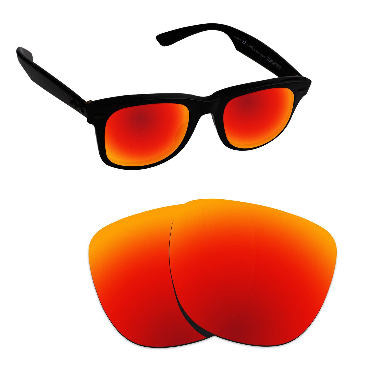 Hawkry Polarized Replacement Lenses for - RayBan-RB2140-50 Sunglass - Multiple