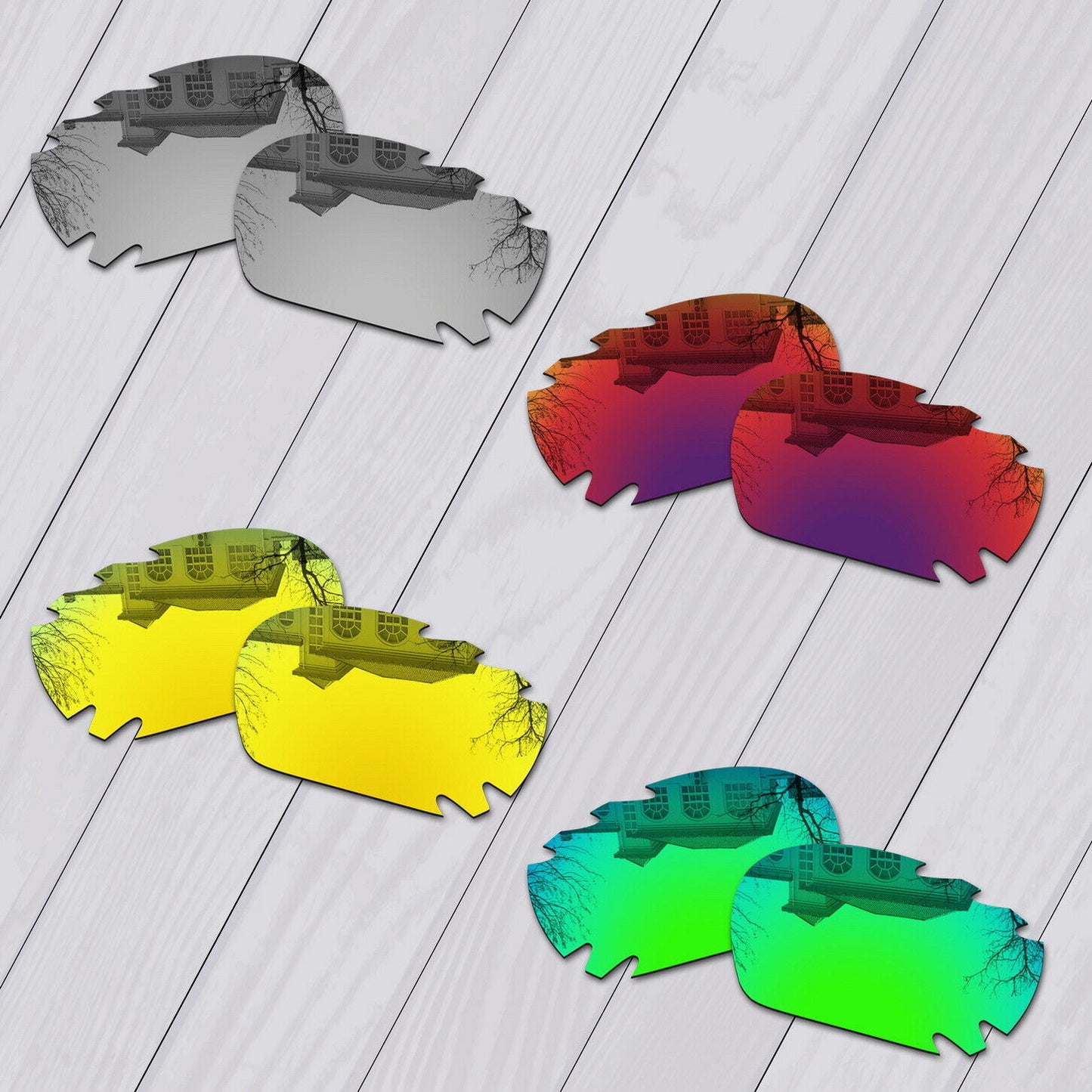 POLARIZED Replacement Lenses For-Oakley Jawbone Vented Anti-Scratch