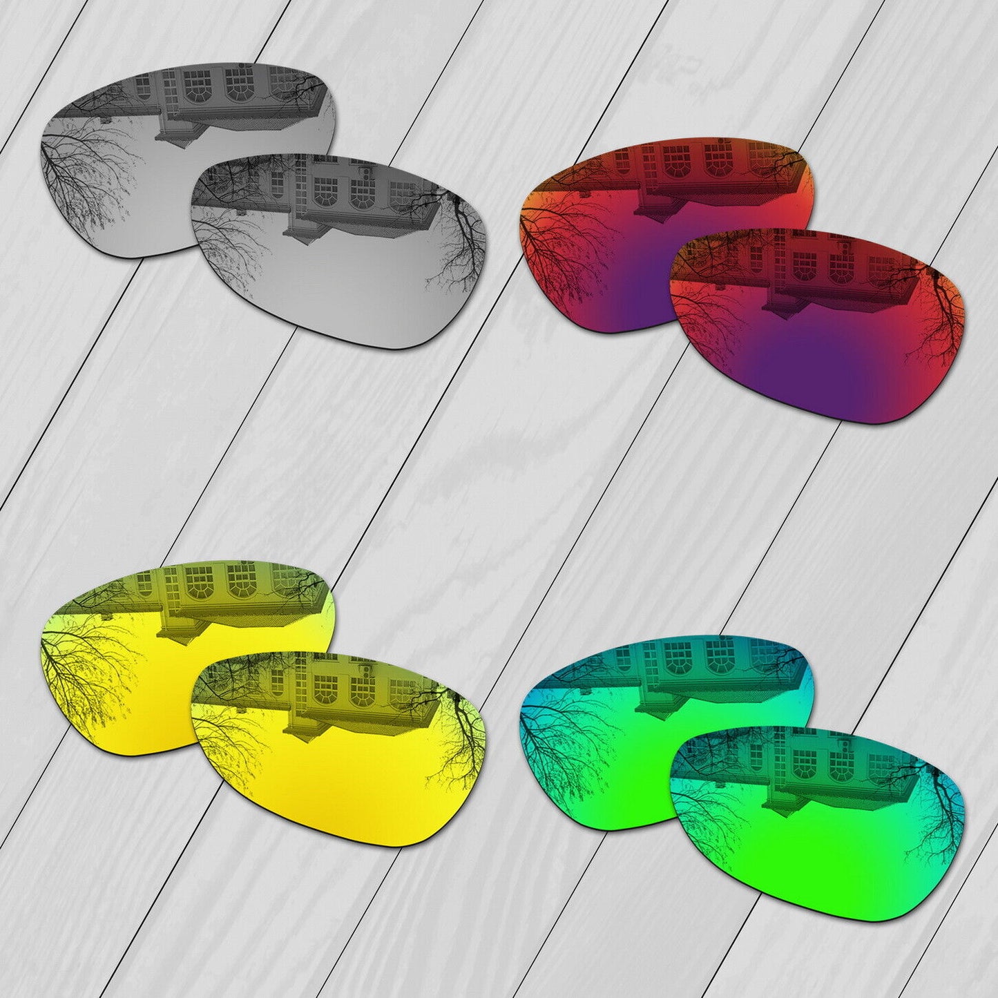 POLARIZED Replacement Lenses & Nosepad For-Oakley Felon Sunglasses Anti-Scratch