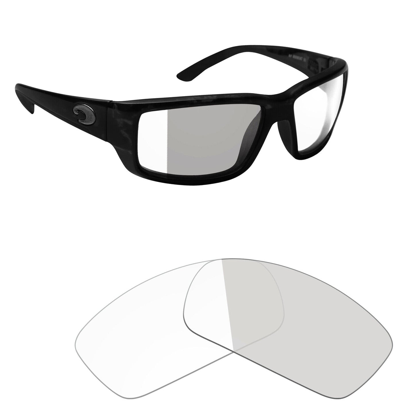 Hawkry Polarized Replacement Lenses for-Costa Fantail Sunglass - Multiple