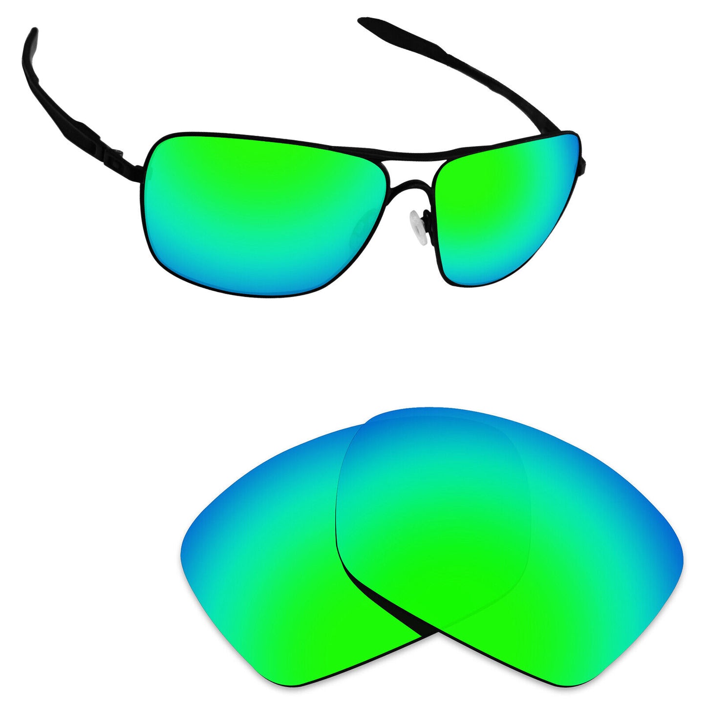 Hawkry Polarized Replacement Lens for-Oakley Plaintiff Squared OO4063 - Multiple