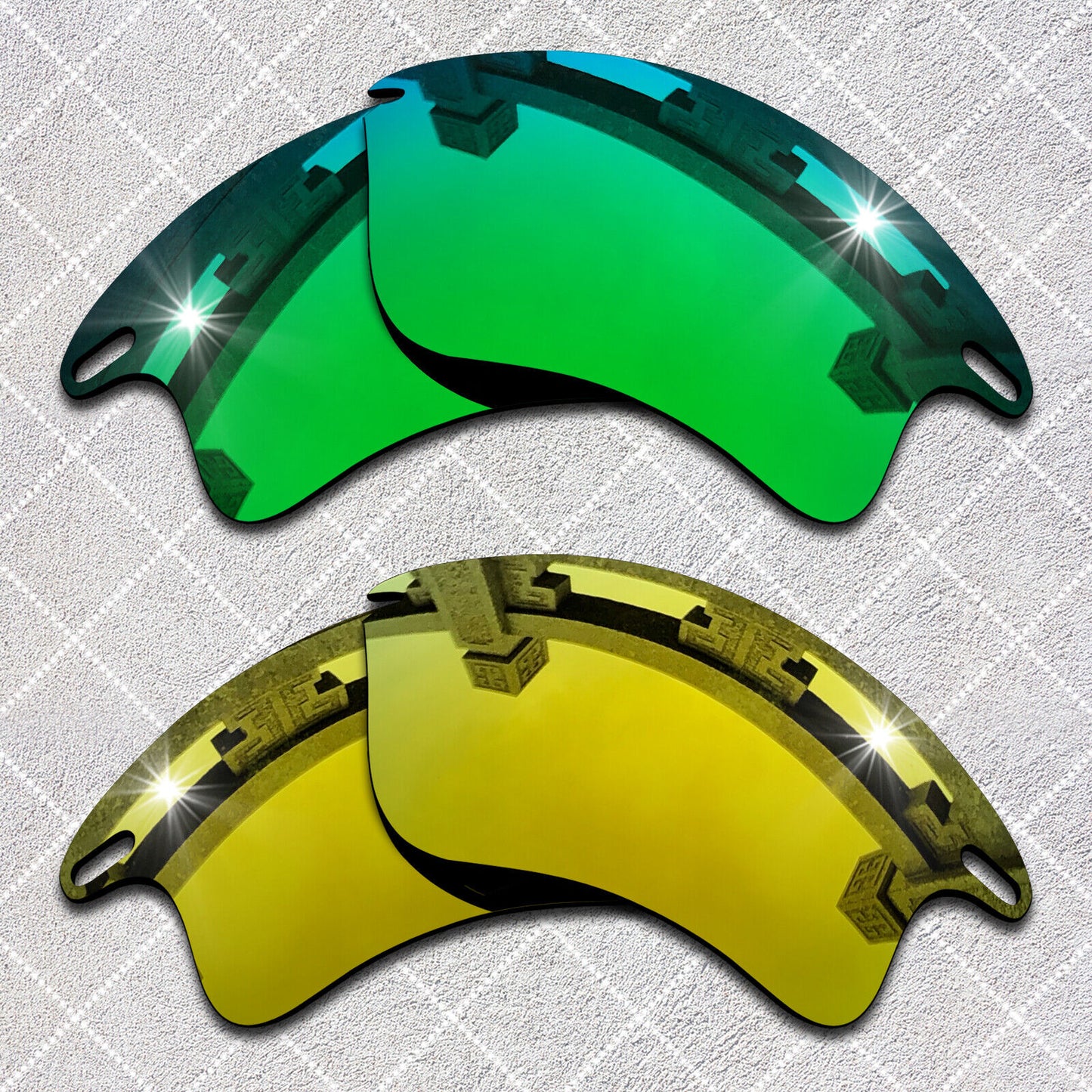 HeyRay Replacement Lenses for Fast Jacket XL OO9156 Sunglasses Polarized-Options