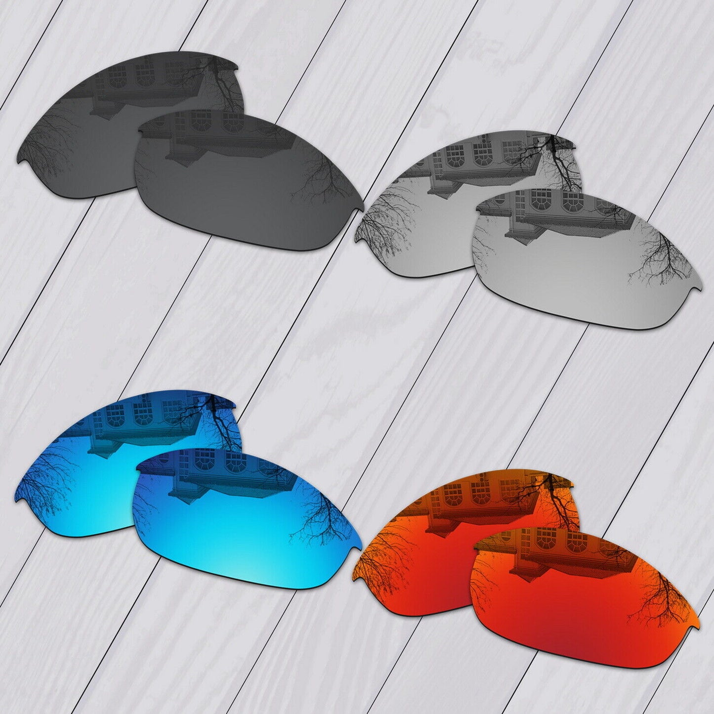 POLARIZED Replacement Lenses&Kit For-Oakley Half Jacket Sunglasses Anti-Scratch