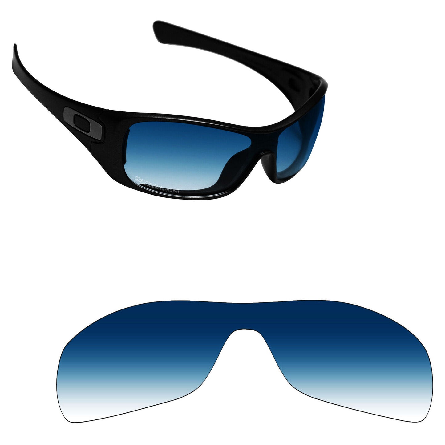 Hawkry Polarized Replacement Lenses for-Oakley Antix Sunglass - Options