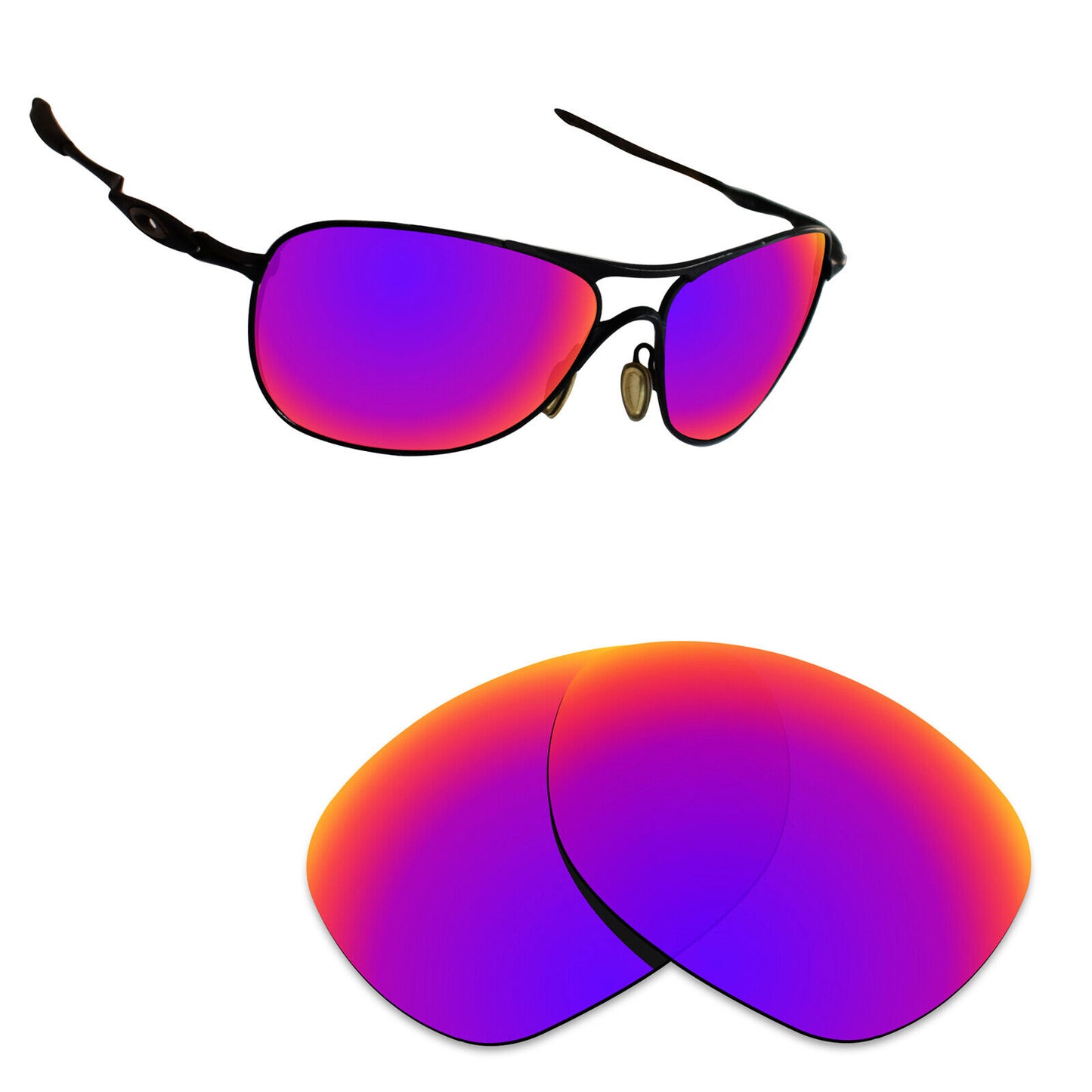 Hawkry Polarized Replacement Lens for-Oakley Crosshair New 2012 Sunglass-Options