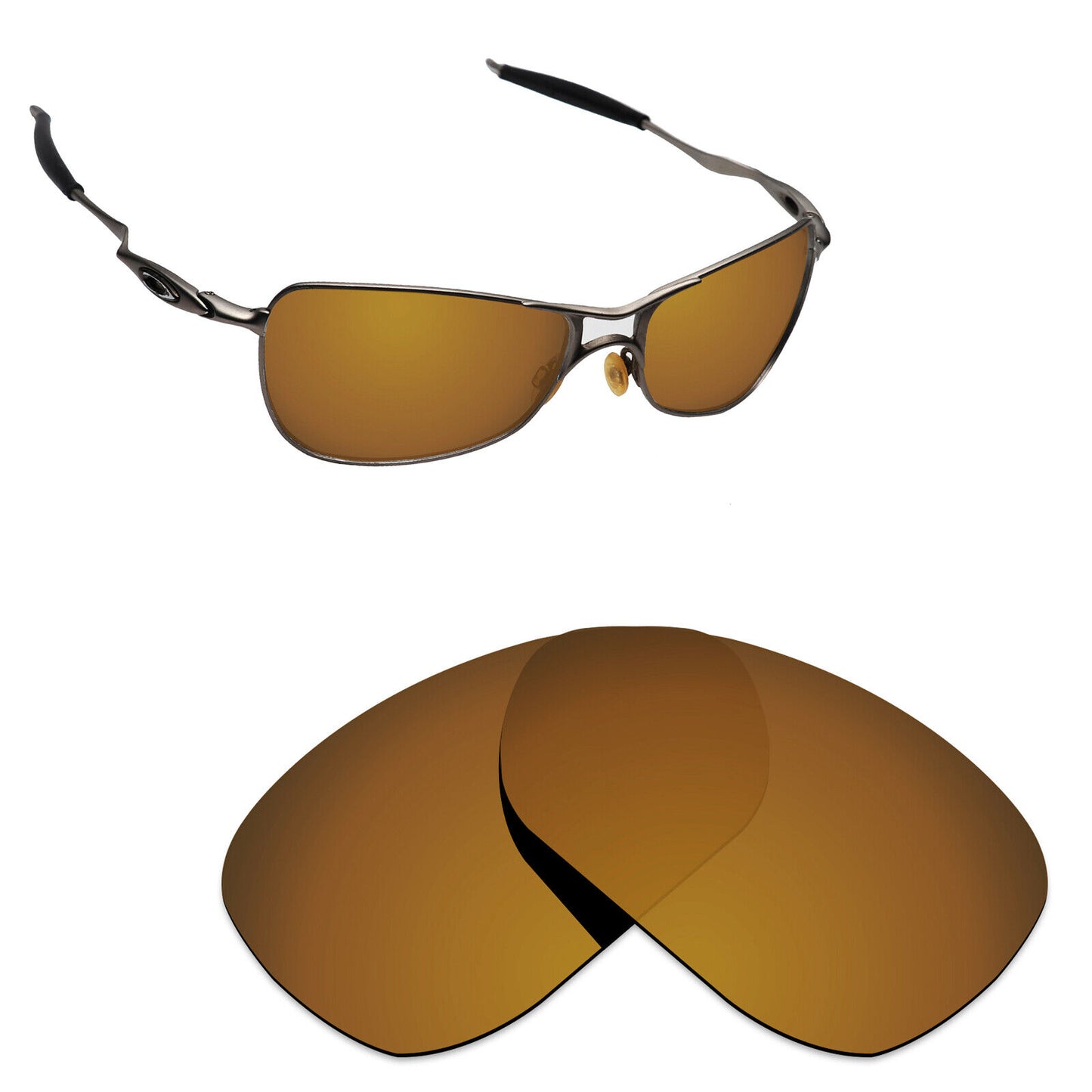 Hawkry Polarized Replacement Lenses for-Oakley Crosshair 1.0 Sunglass-Multiple