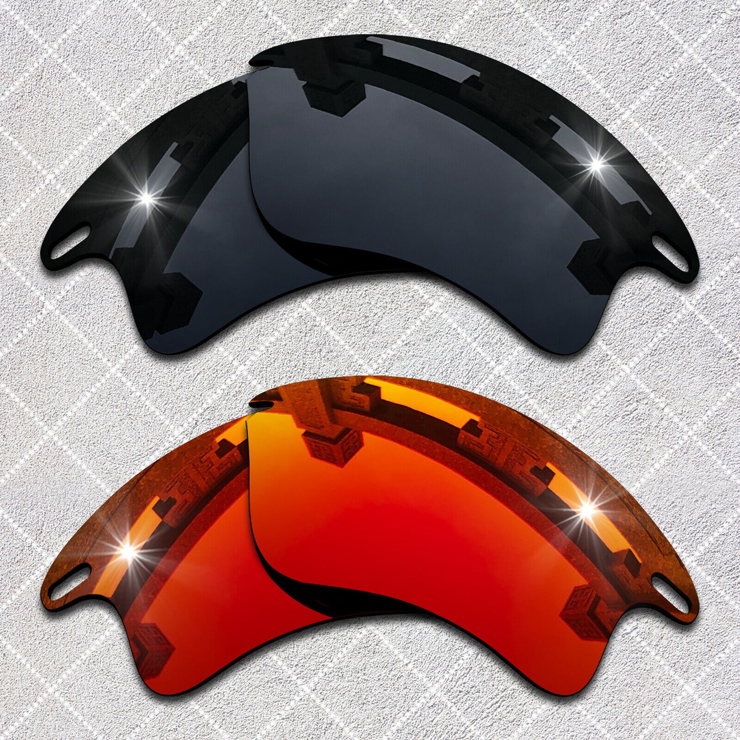 HeyRay Replacement Lenses for Fast Jacket XL OO9156 Sunglasses Polarized-Options