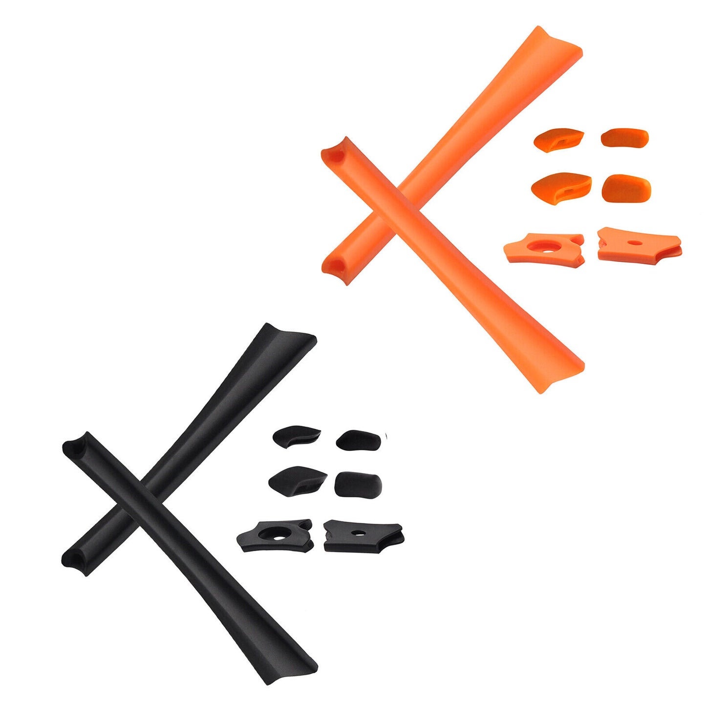 Hawkry Replacement Earsocks & Nosepieces Kits for-Oakley Flak Jacket XLJ - Multi