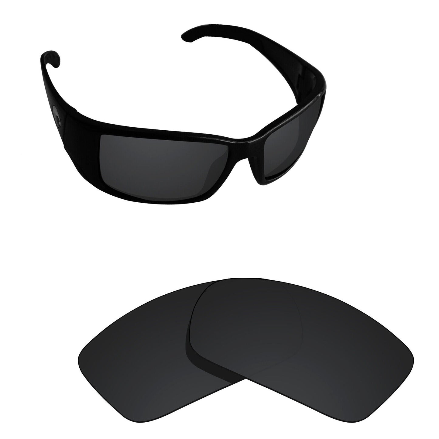 Hawkry Polarized Replacement Lenses for-Costa Blackfin Sunglass - Options