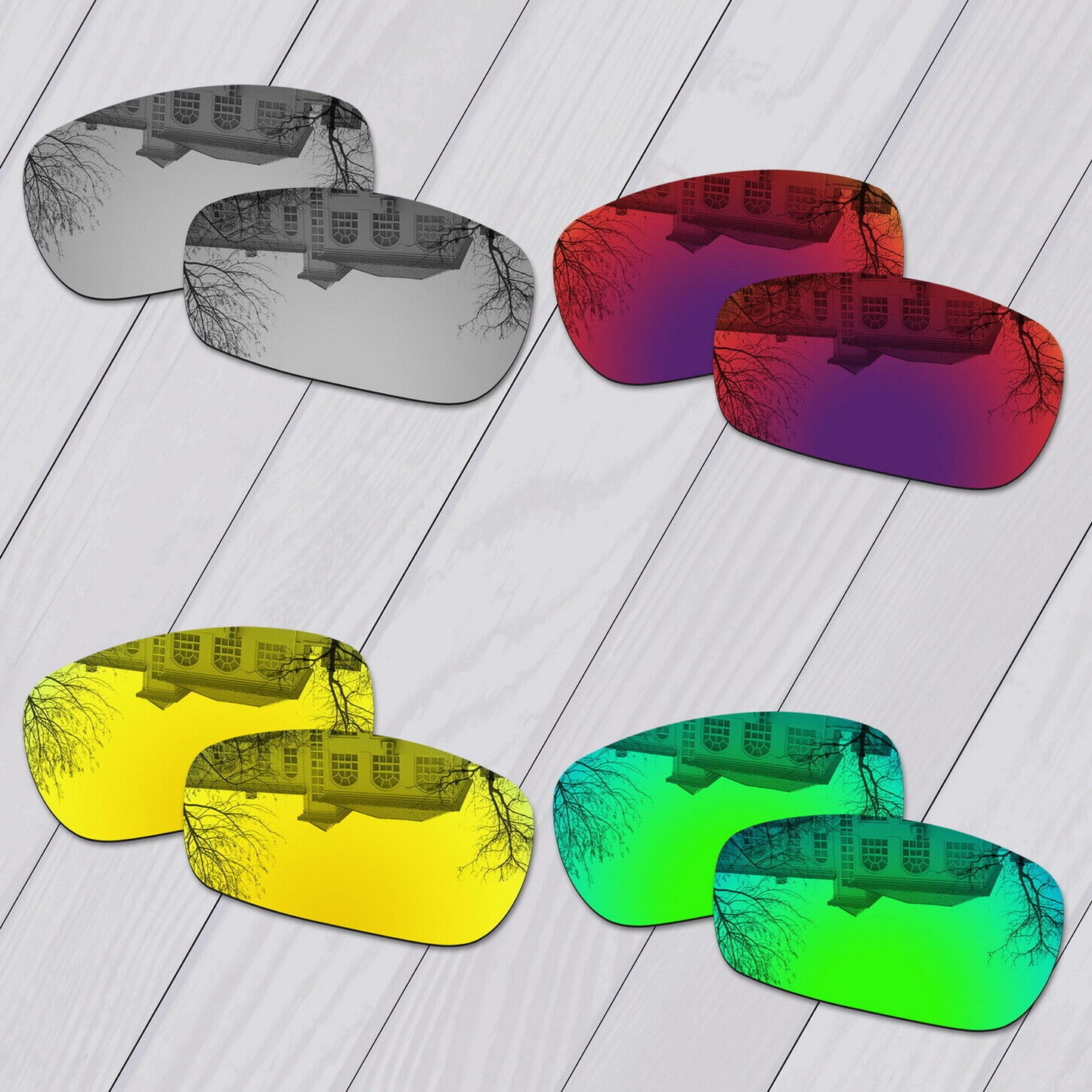 POLARIZED Replacement Lens&Kit For-Oakley Crosshair 2.0 OO4044 Anti-Scratch