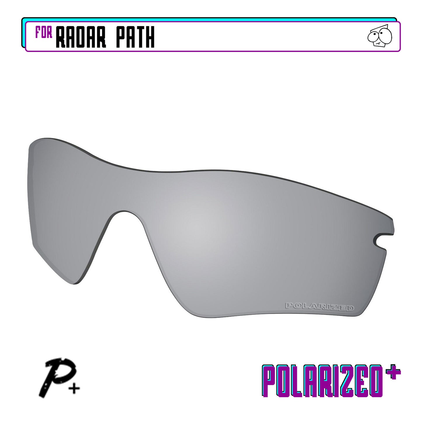 POLARIZED+ Replacement Lens For-Oakley Radar Path Sunglass Anti-Scratch