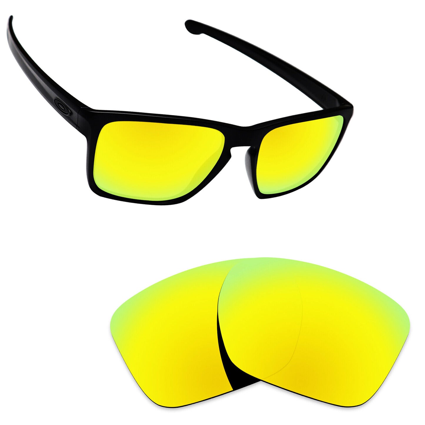 Hawkry Polarized Replacement Lens for-Oakley Sliver XL OO9341 Sunglass - Options
