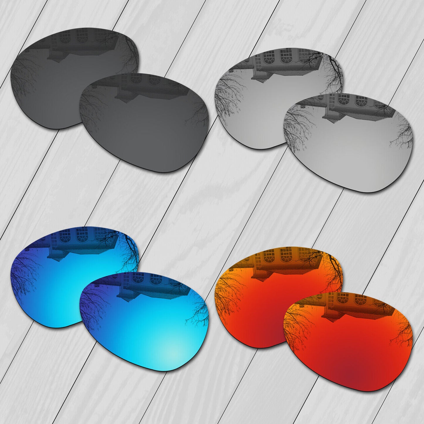 POLARIZED Replacement Lot Lens & Nosepad For-Oakley Crosshair S Sunglass Options