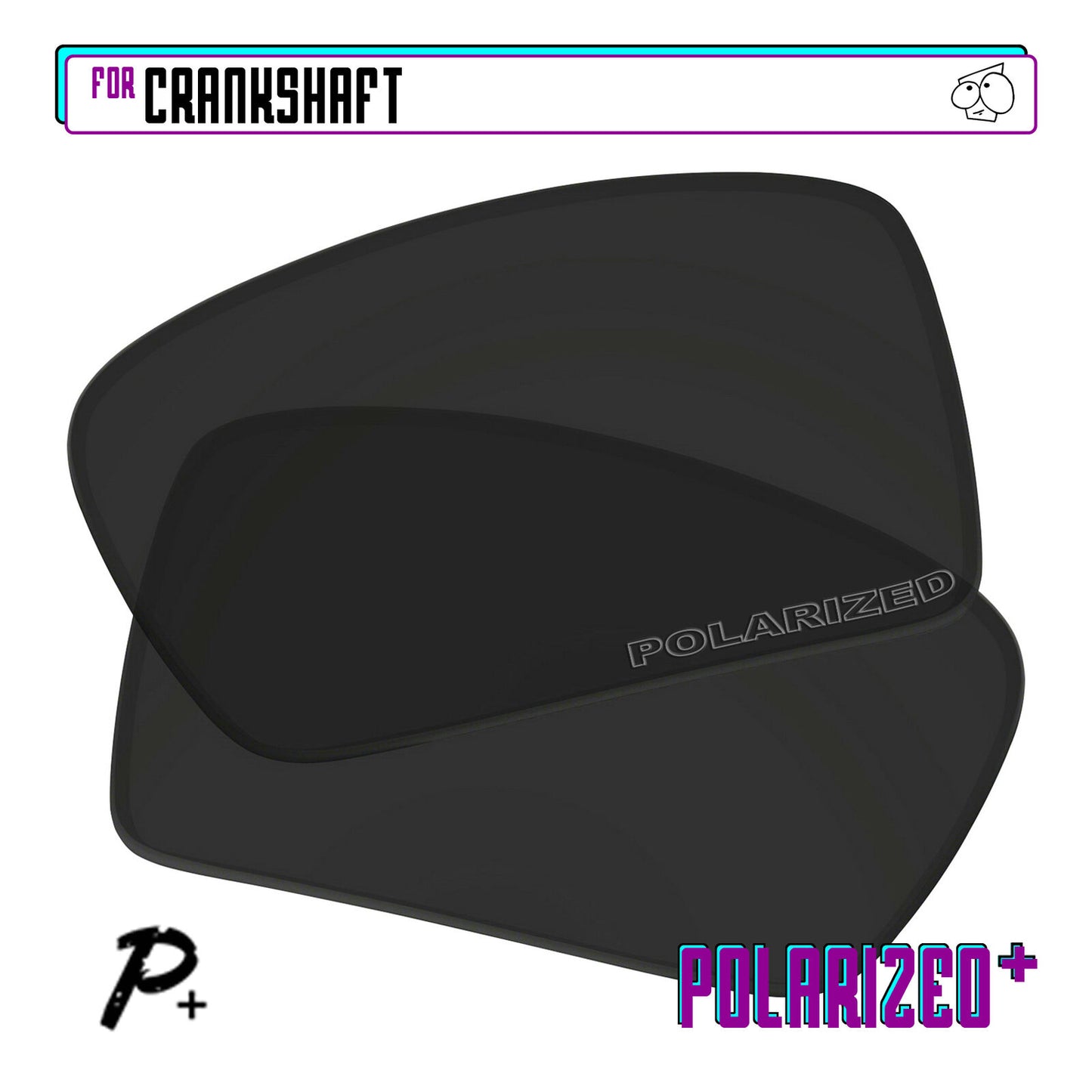 POLARIZED+ Replacement Lens For-Oakley Crankshaft Sunglass Anti-Scratch
