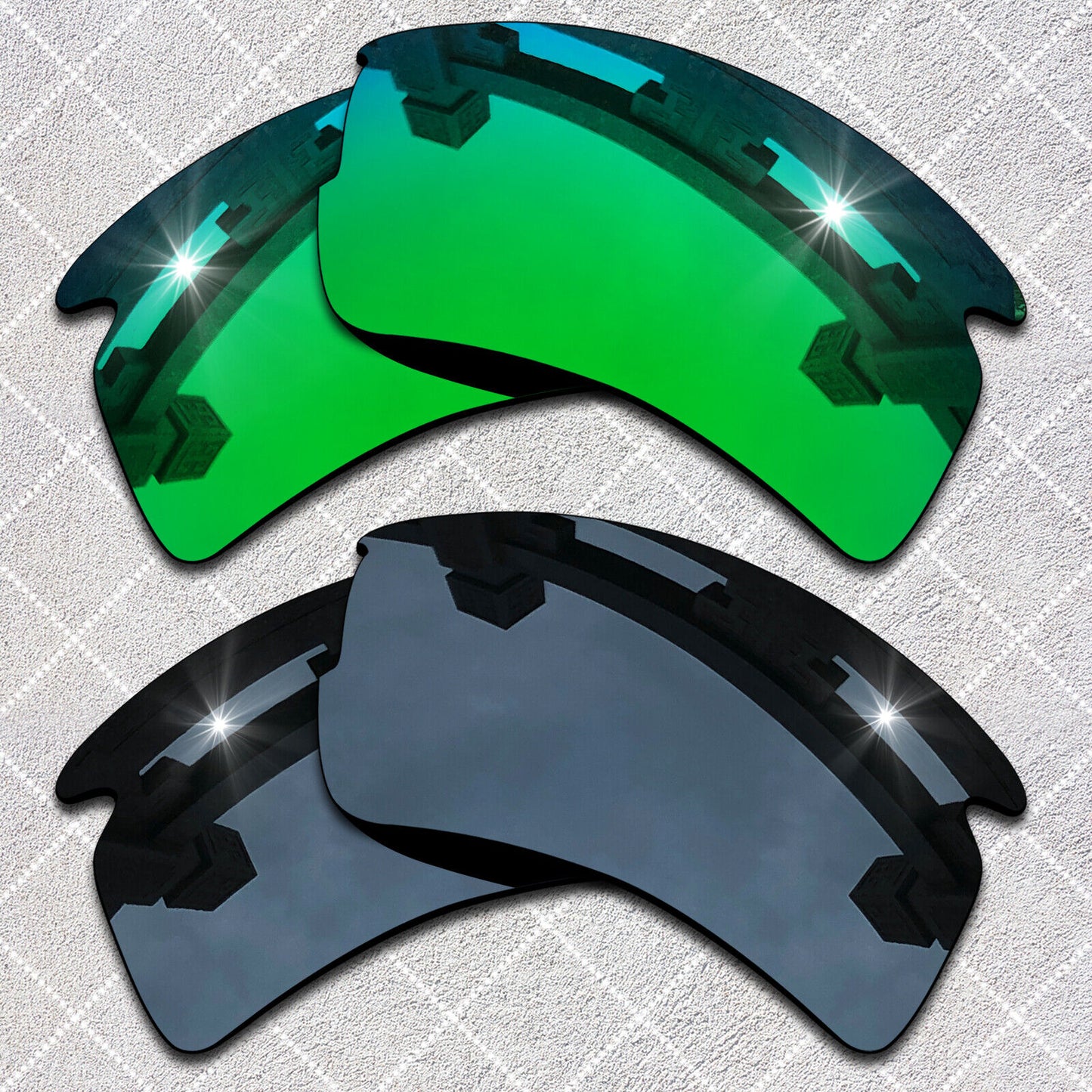 HeyRay Replacement Lenses for Flak 2.0 XL OO9188 Sunglasses Polarized - Options