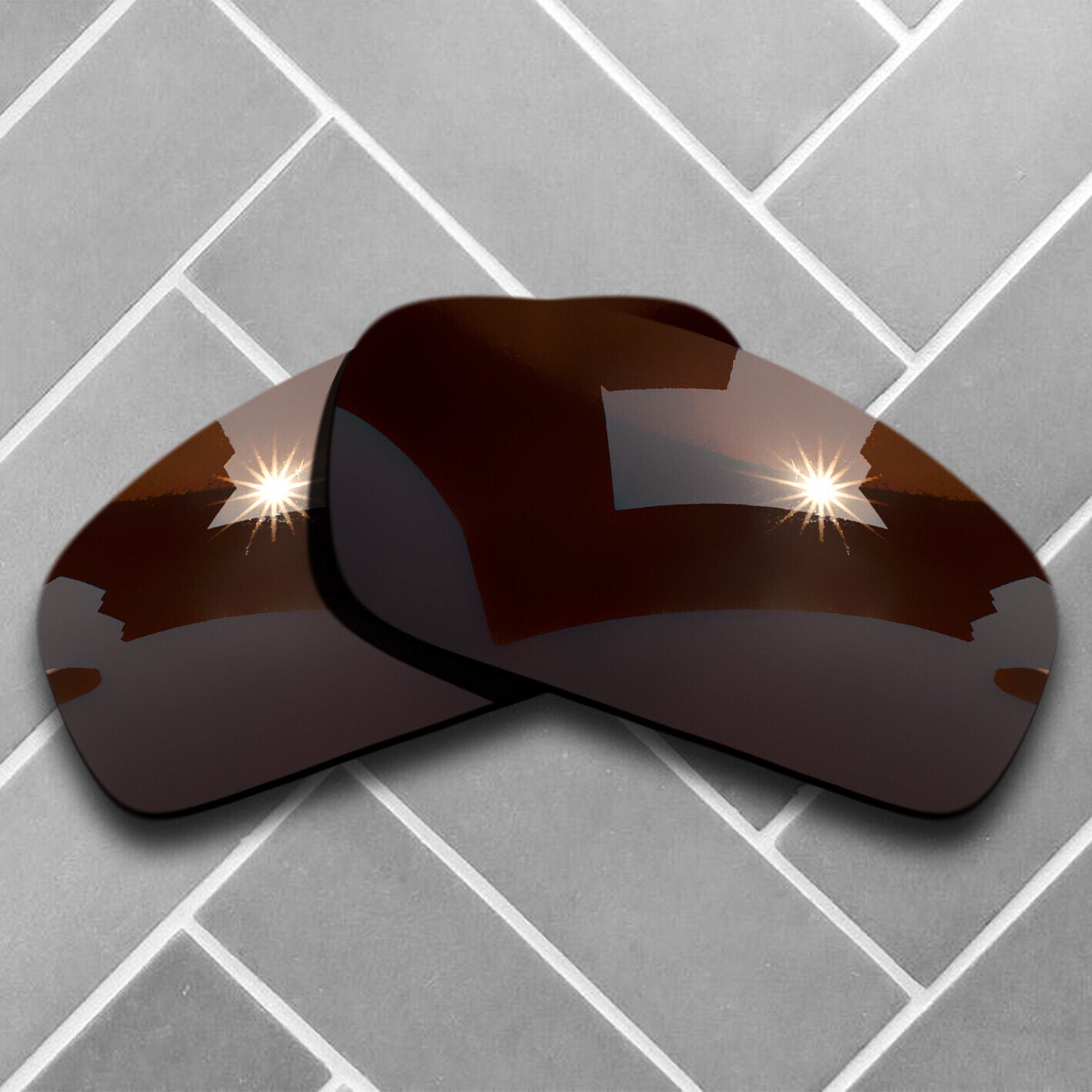 Polarized Anti-Scratch Replacement Lenses for-Oakley Monster Pup Choices US