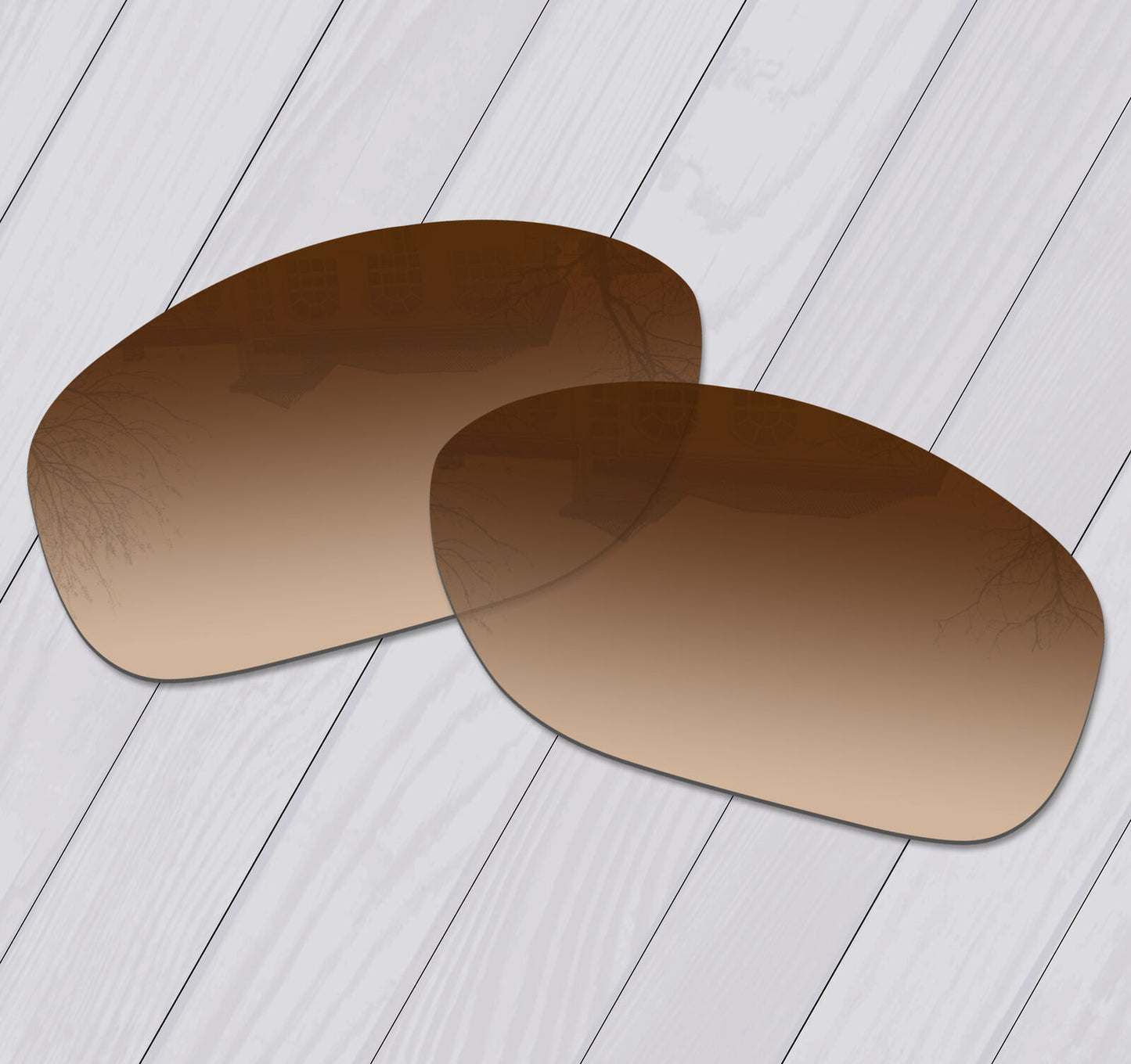 POLARIZED Replacement Lenses & Nose Pad For-Oakley Pit Bull OO9127 Anti-Scratch
