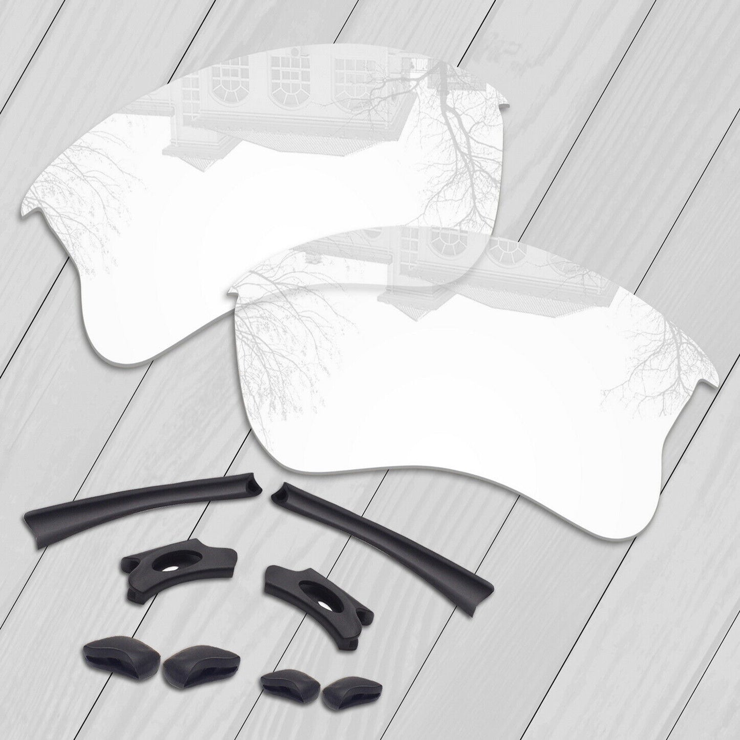 POLARIZED Replacement Lenses For-Oakley Flak Jacket XLJ & Kits Anti-Scratch Opt