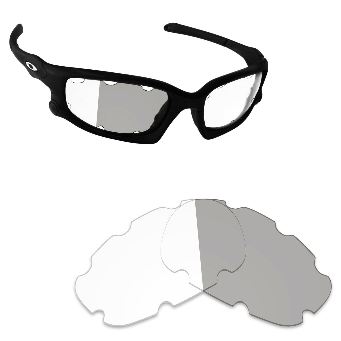 Hawkry Polarized Replacement Lens for-Oakley Split Jacket Vented OO9099 Multiple