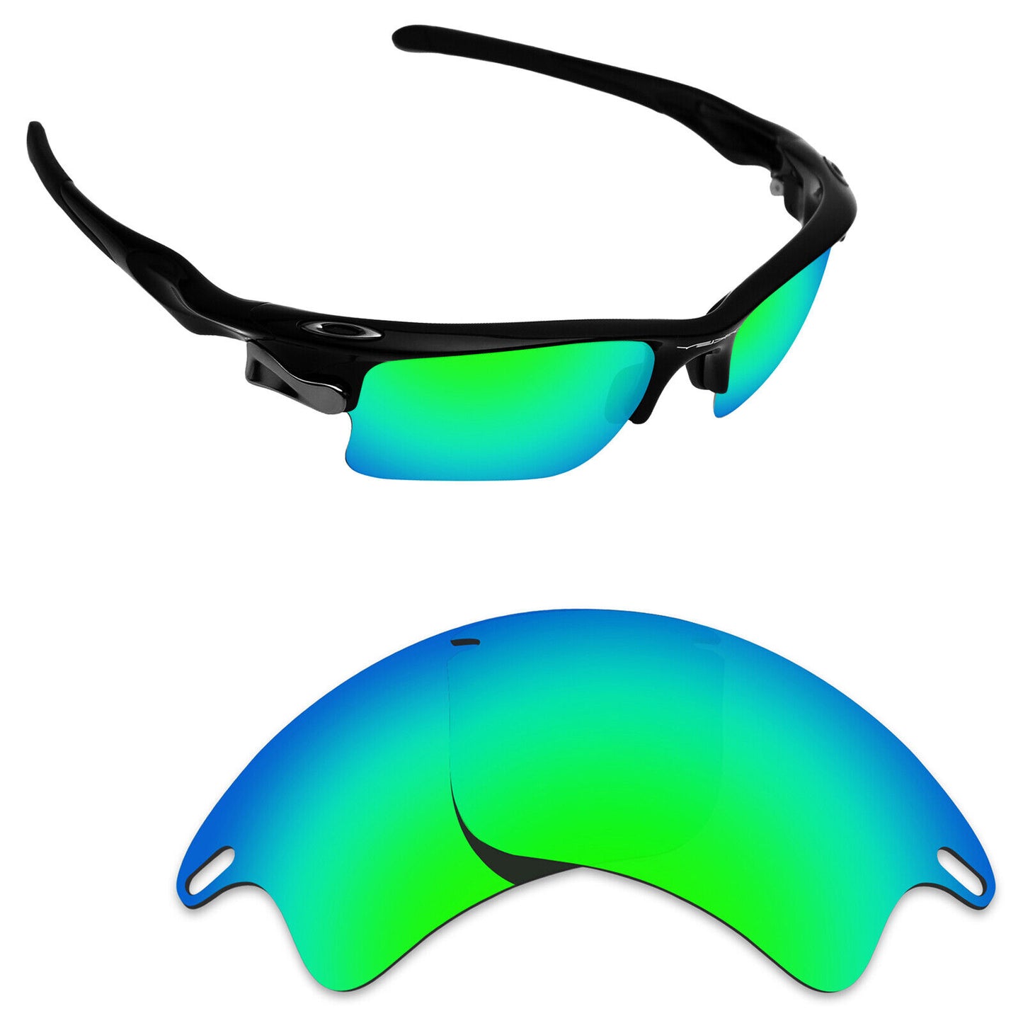 Hawkry Polarized Replacement Lens for-Oakley Fast Jacket XL OO9156 - Options