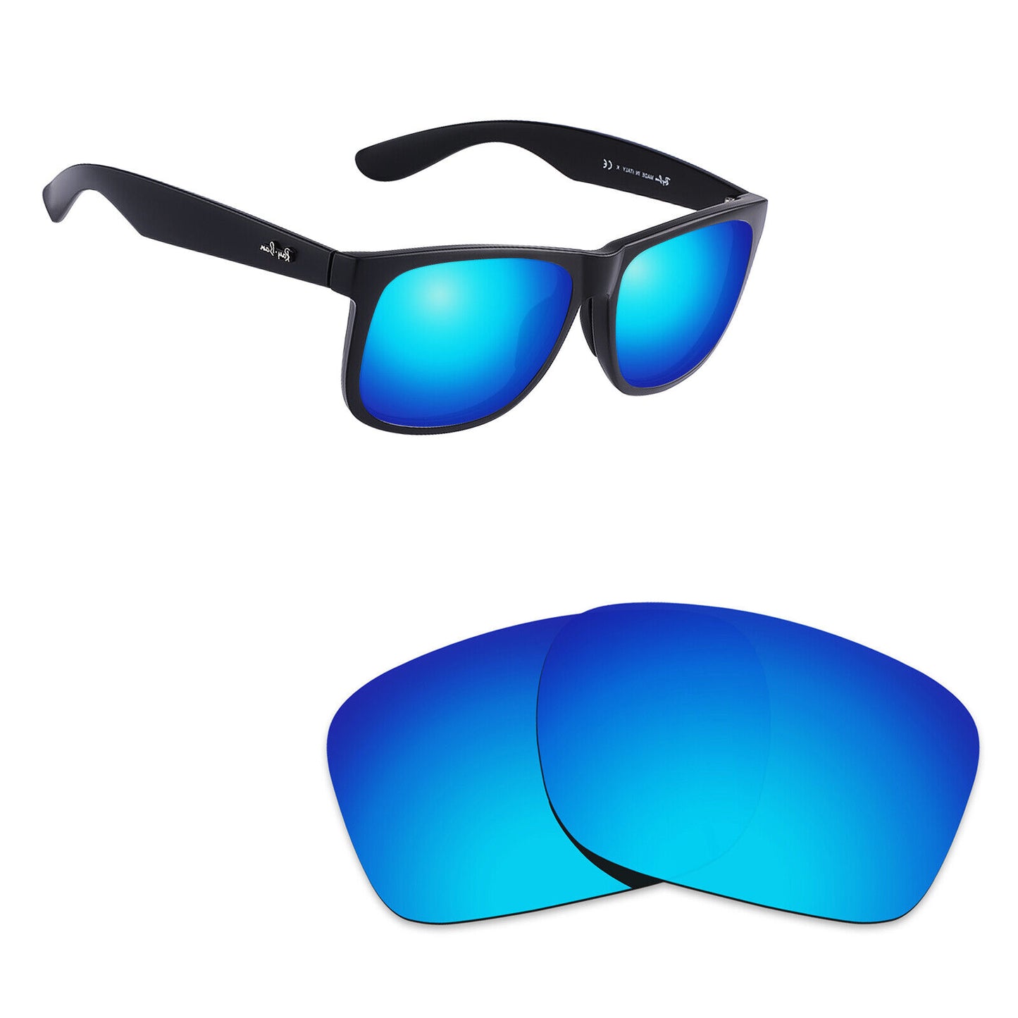 Hawkry Polarized Replacement Lenses for - RayBan-RB4165-54 Sunglass - Multiple