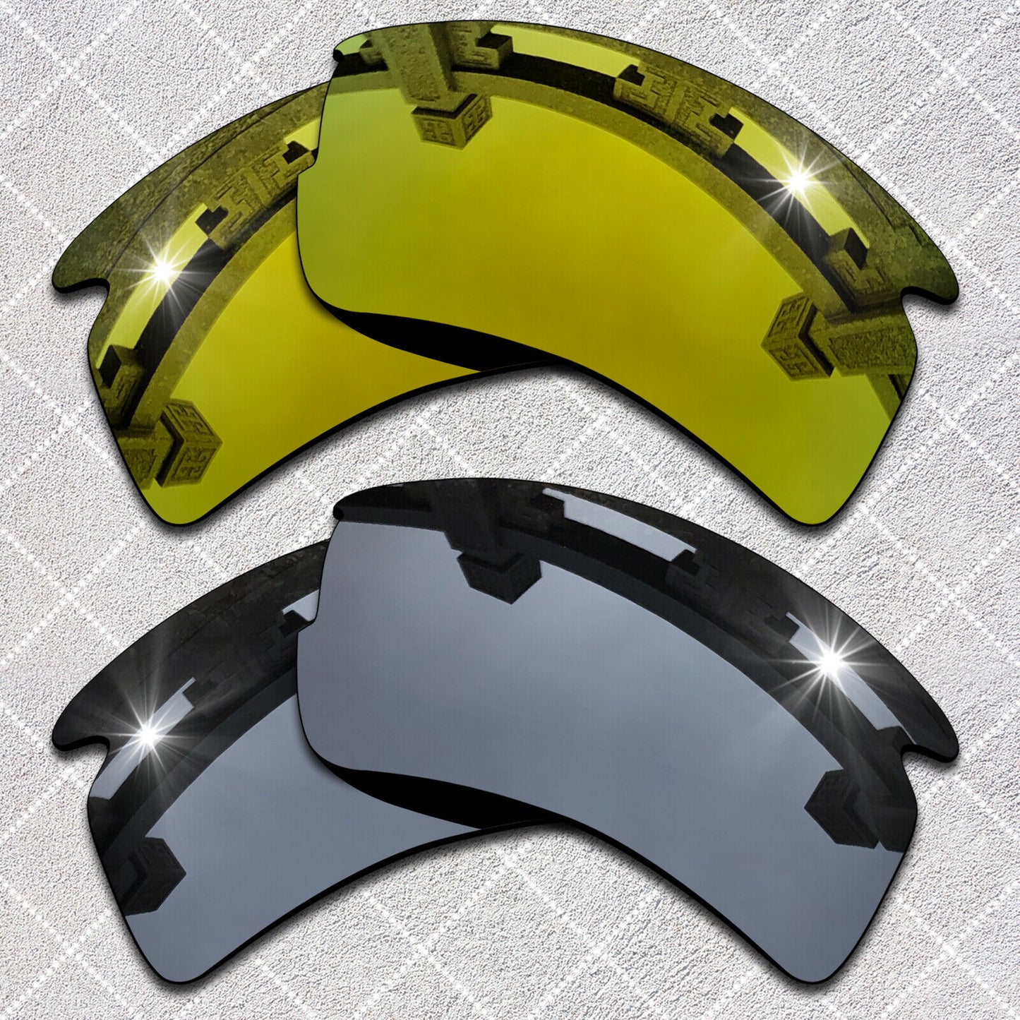 HeyRay Replacement Lenses for Flak 2.0 XL OO9188 Sunglasses Polarized - Options